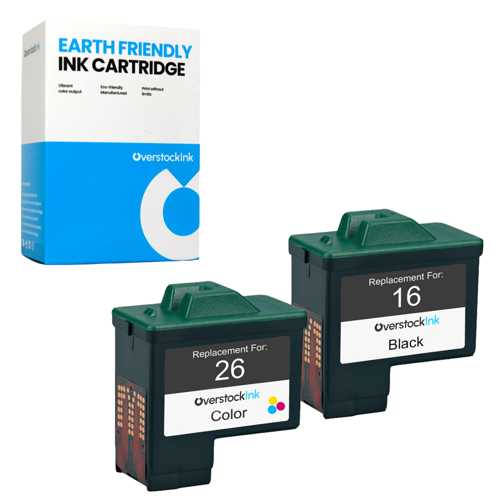 Black Color Ink Cartridges Lot for Lexmark 16 and Lexmark 26 for X and Z Series