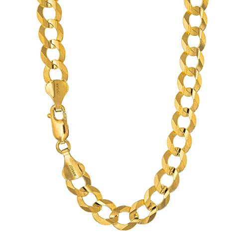 10 Karat massives Gelbgold 5,35 mm Figarokette Armband Halskette Karabiner - Bild 19 von 30