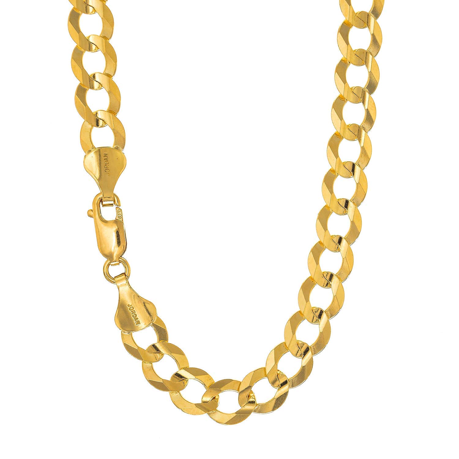 10 Karat massives Gelbgold 5,35 mm Figarokette Armband Halskette Karabiner - Bild 26 von 30