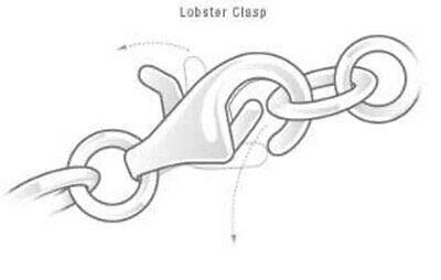 925 Sterling Silver Rhodium Plated 1.5 mm Cable Chain Necklace, Lobster Claw - Picture 11 of 42