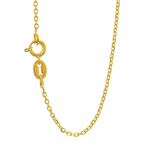 14 Karat Gold gelb weiß oder rose 0,8 mm Zopfkette Halskette Karabinerverschluss - Bild 7 von 40