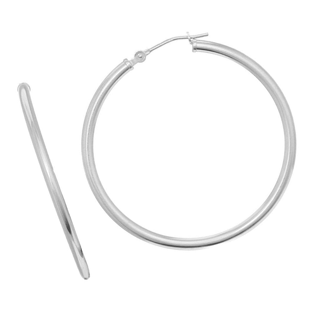 14 Karat Gelbgold 2 mm Röhren Creolen 12, 14, 16, 18, 20, 25, 30, 35 mm - Bild 29 von 43