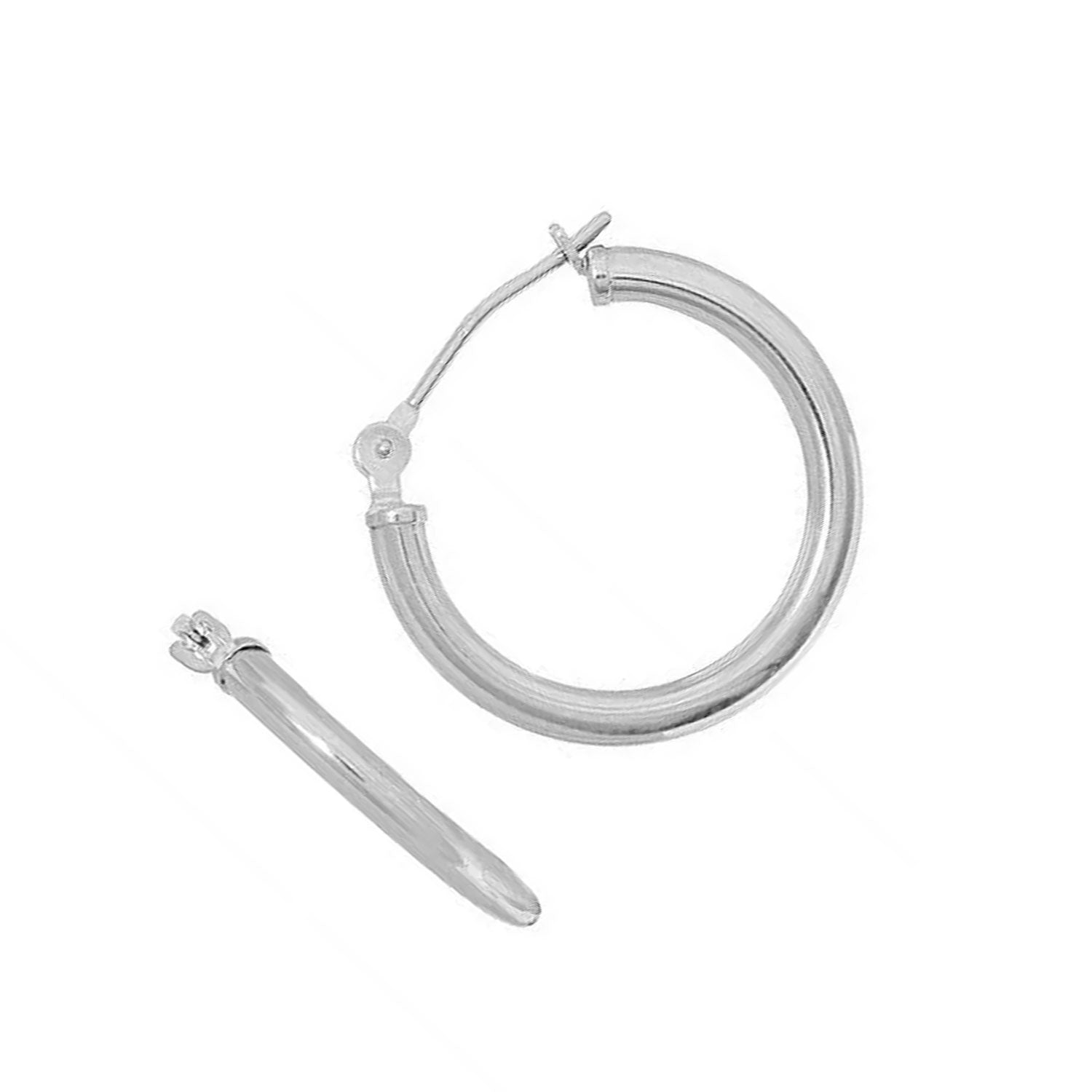 14 Karat Gelbgold 2 mm Röhren Creolen 12, 14, 16, 18, 20, 25, 30, 35 mm - Bild 34 von 43