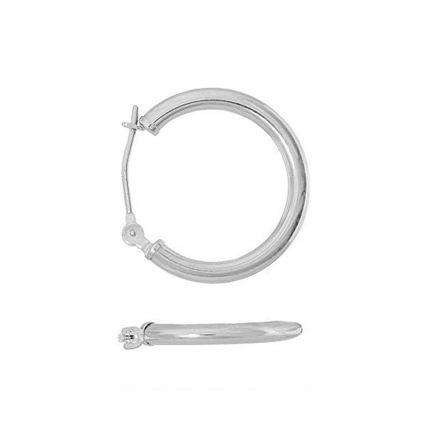 14 Karat Gelbgold 2 mm Röhren Creolen 12, 14, 16, 18, 20, 25, 30, 35 mm - Bild 35 von 43