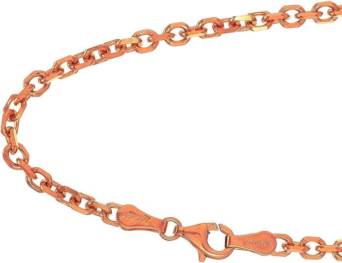 14 Karat Gold gelb weiß oder rose 0,8 mm Zopfkette Halskette Karabinerverschluss - Bild 25 von 40