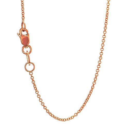 Collar de cadena forsantina de oro 14k amarillo o blanco de 2,2 mm, garra de langosta - Imagen 31 de 33