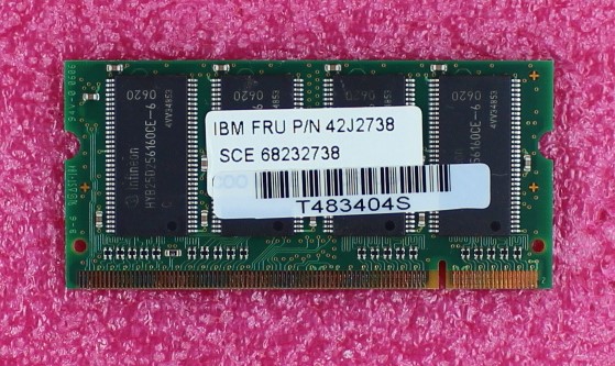 42J2738 - IBM POS 256MB DDR Memory 4838 - Picture 1 of 2