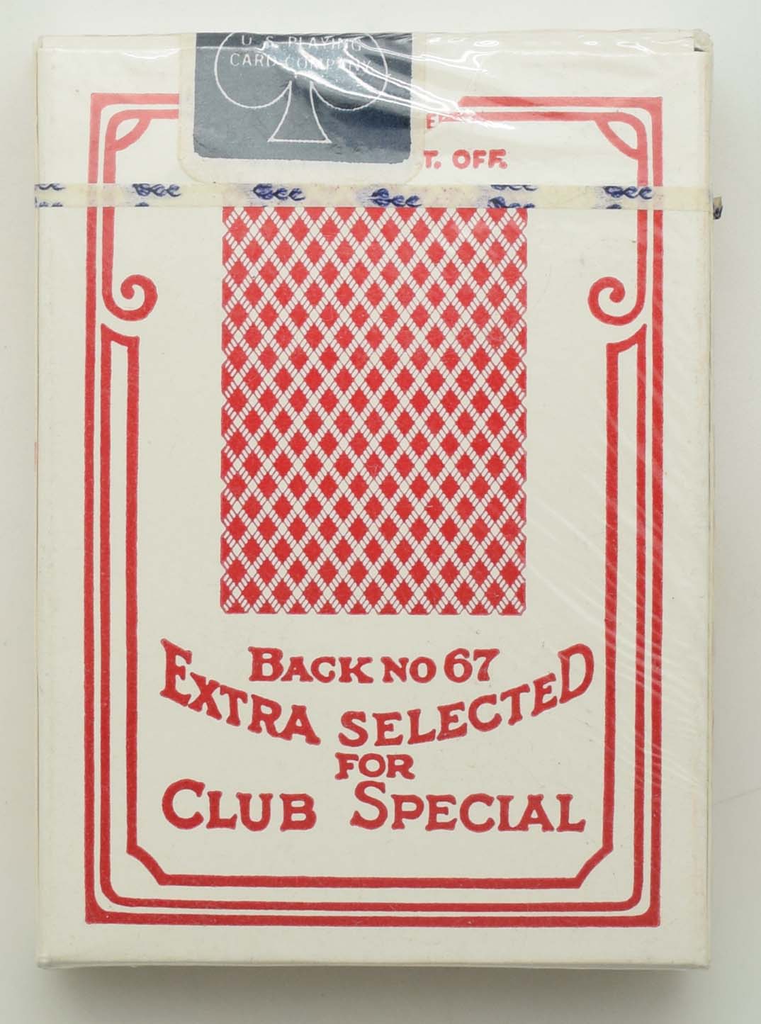 Vintage Bee Club Special No. 92 USPC Seal NEW Red Playing