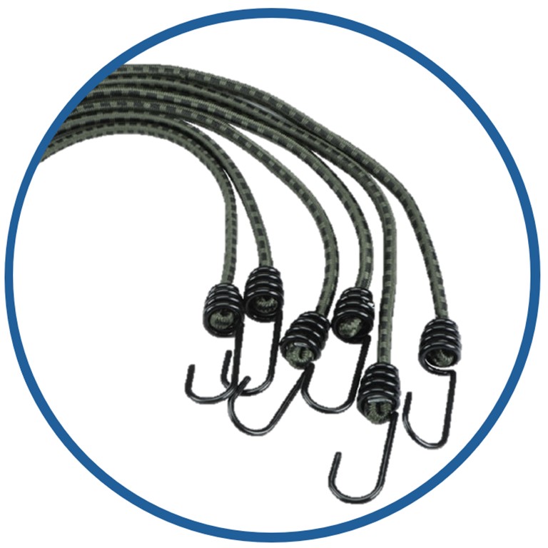 24" Camouflage / Camo Bungee Cord w/ Metal Hooks (1-24 Bungees) by ContractorsX