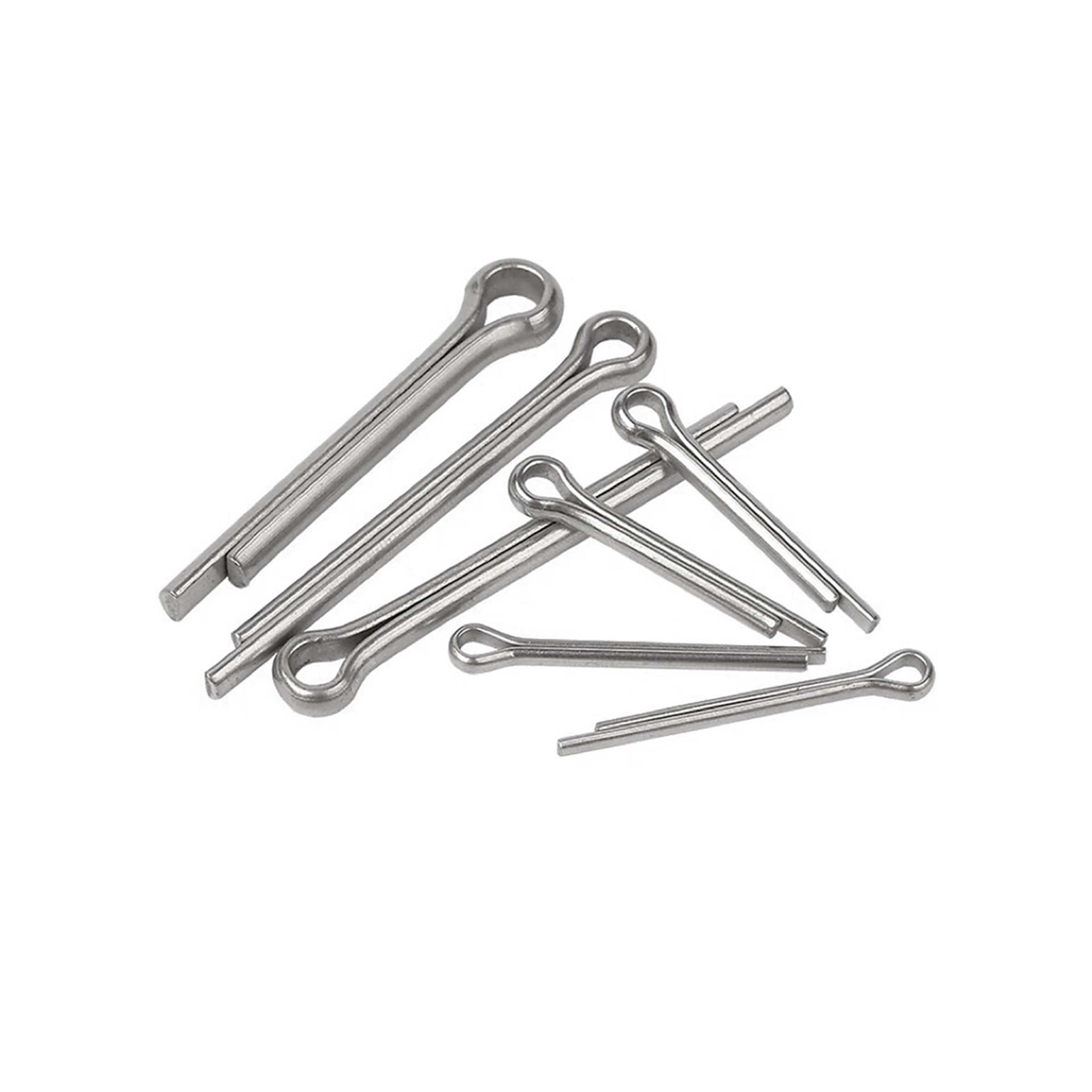 3.2mm. Diameter x 38.1mm. Long Zinc-Plated Carbon Steel Cotter Pin by X1 Tools