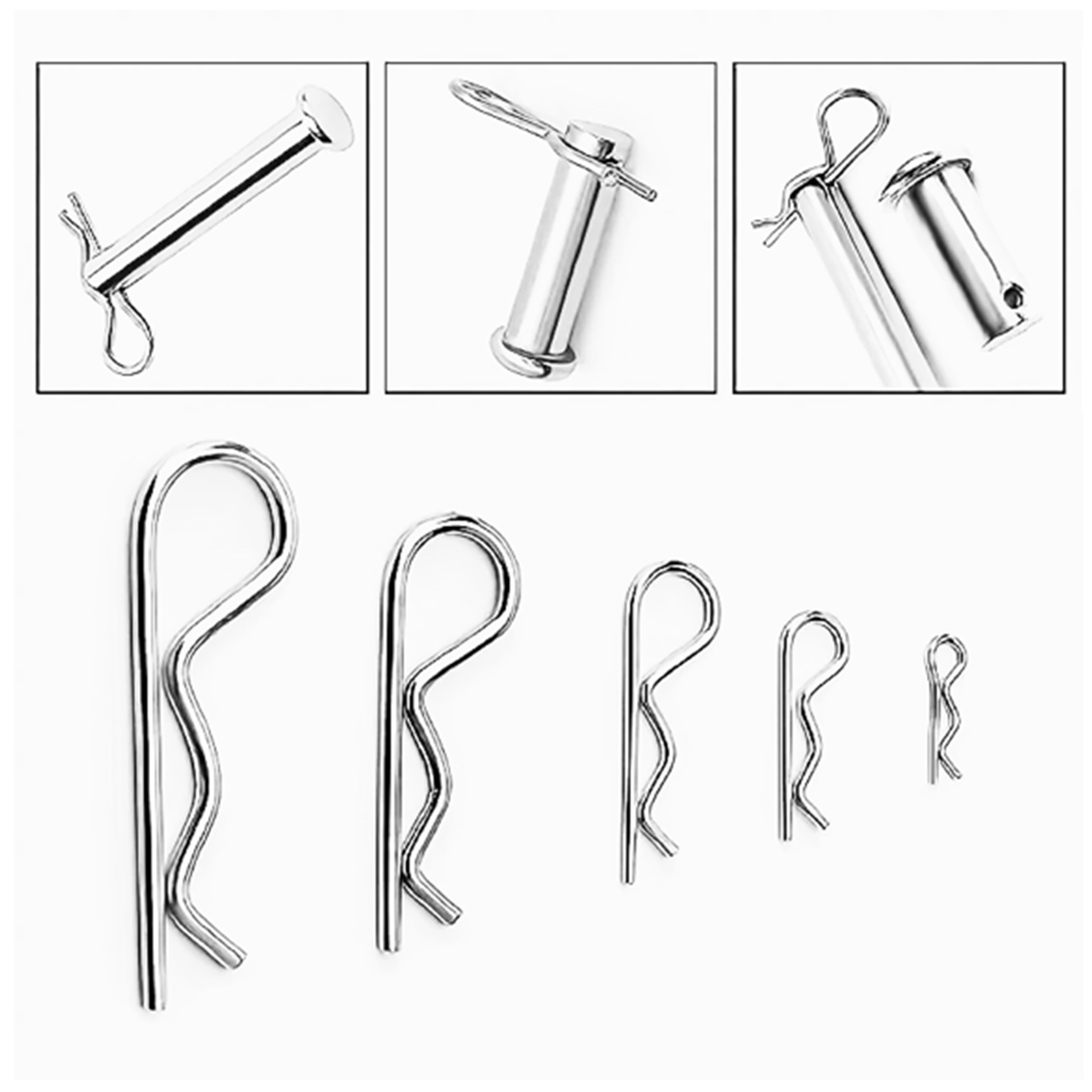 3/32" x 1-3/16" AHK Clip-Pin / Haarnadel Clip / R-Pin - Bild 10 von 80