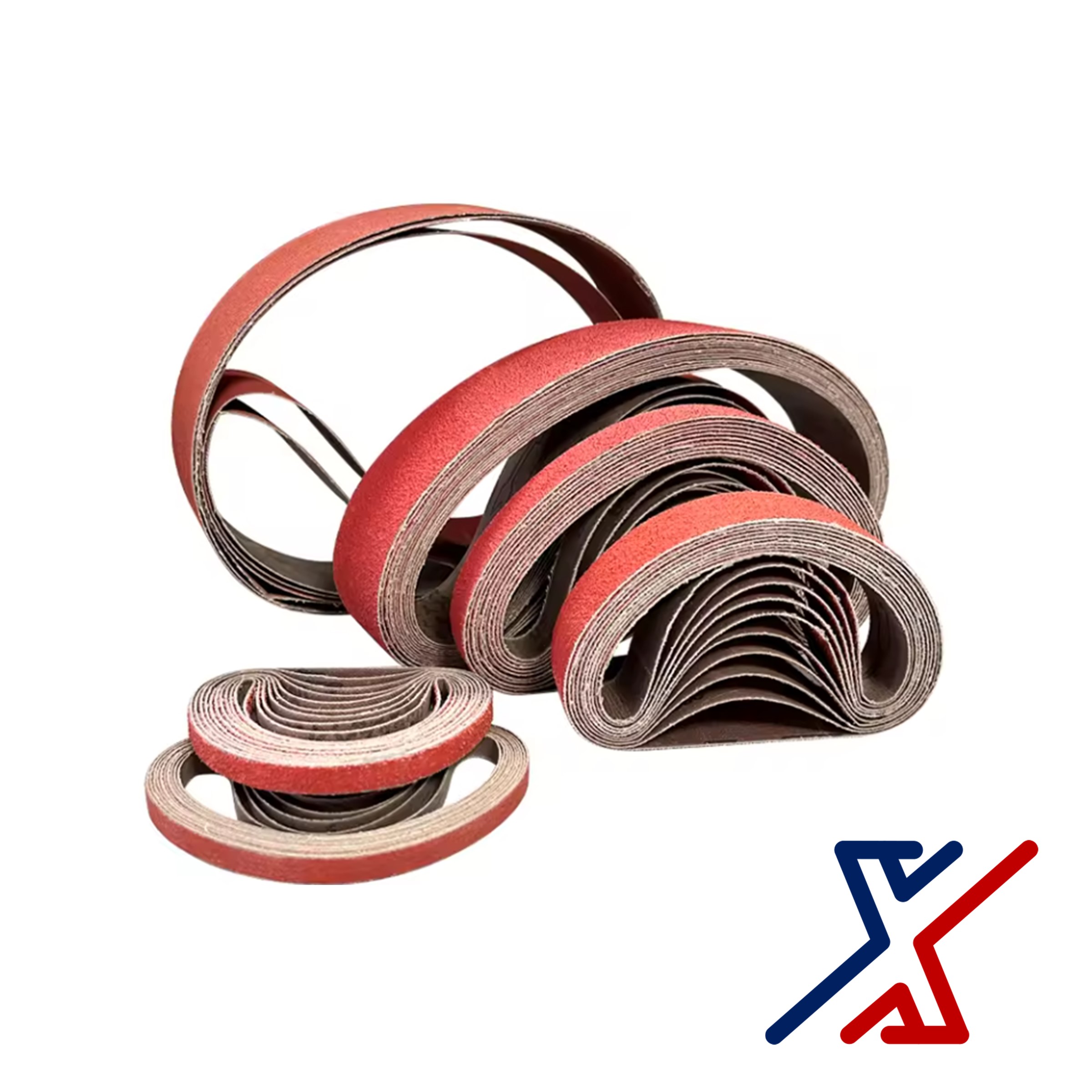 1″ x 60″ 80 Grit Cloth Backed Aluminum Oxide Sanding Belts by X1Tools