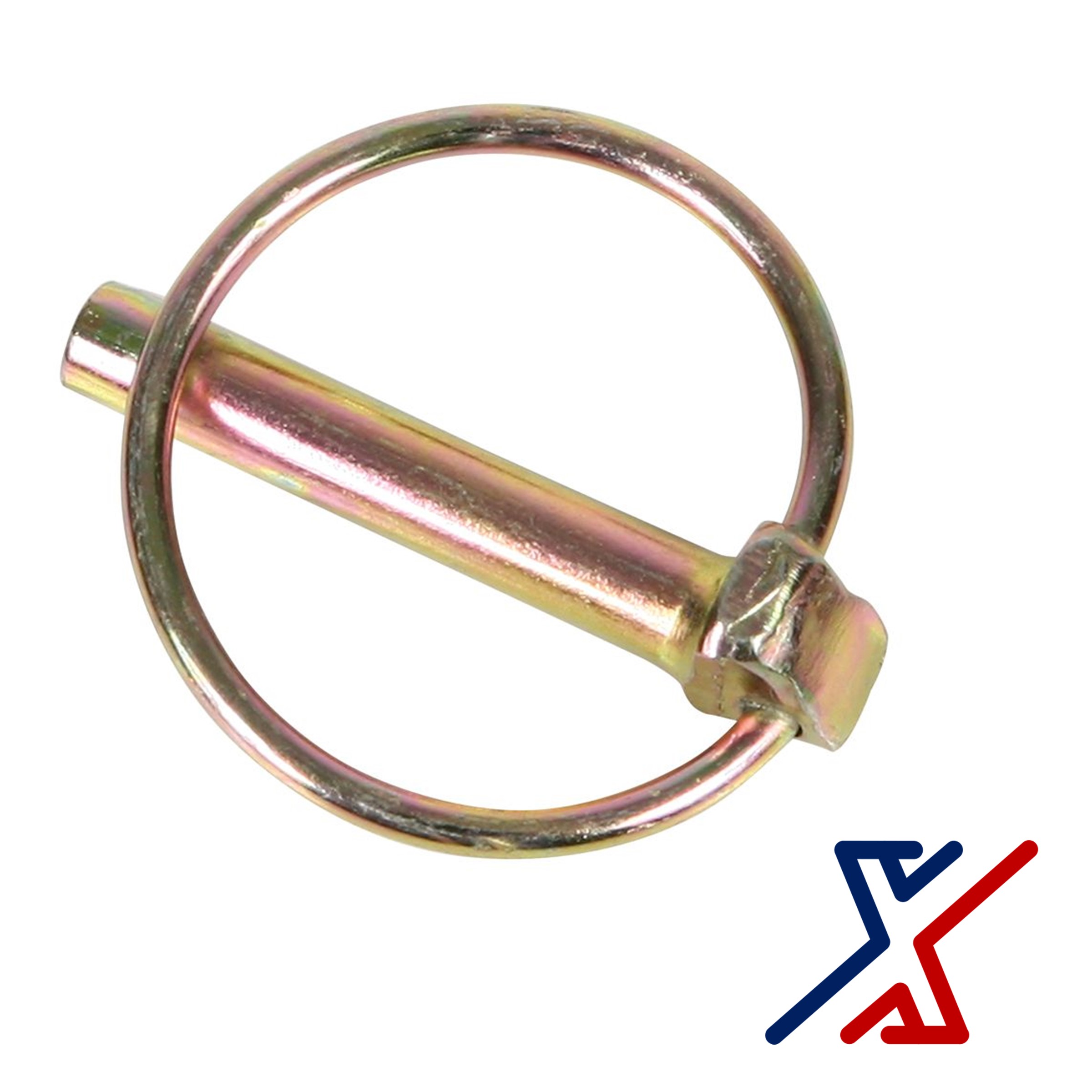 1/4 in. dia. x 1-1/2 in. L Snapper Pin / Lynch Pin by X1 Tools