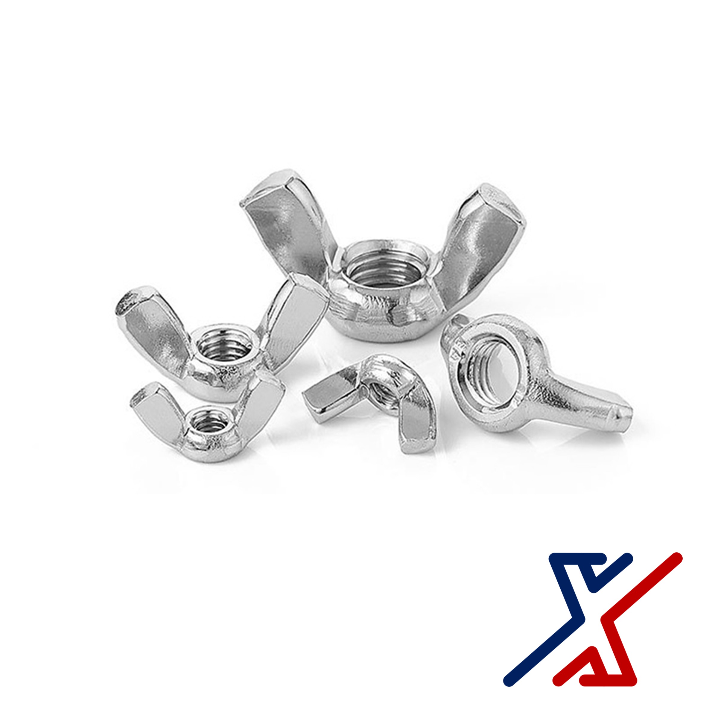 10 - 24 Zinc Plated Wing Nuts / Butterfly Nuts by X1 Tools - Picture 9 of 66