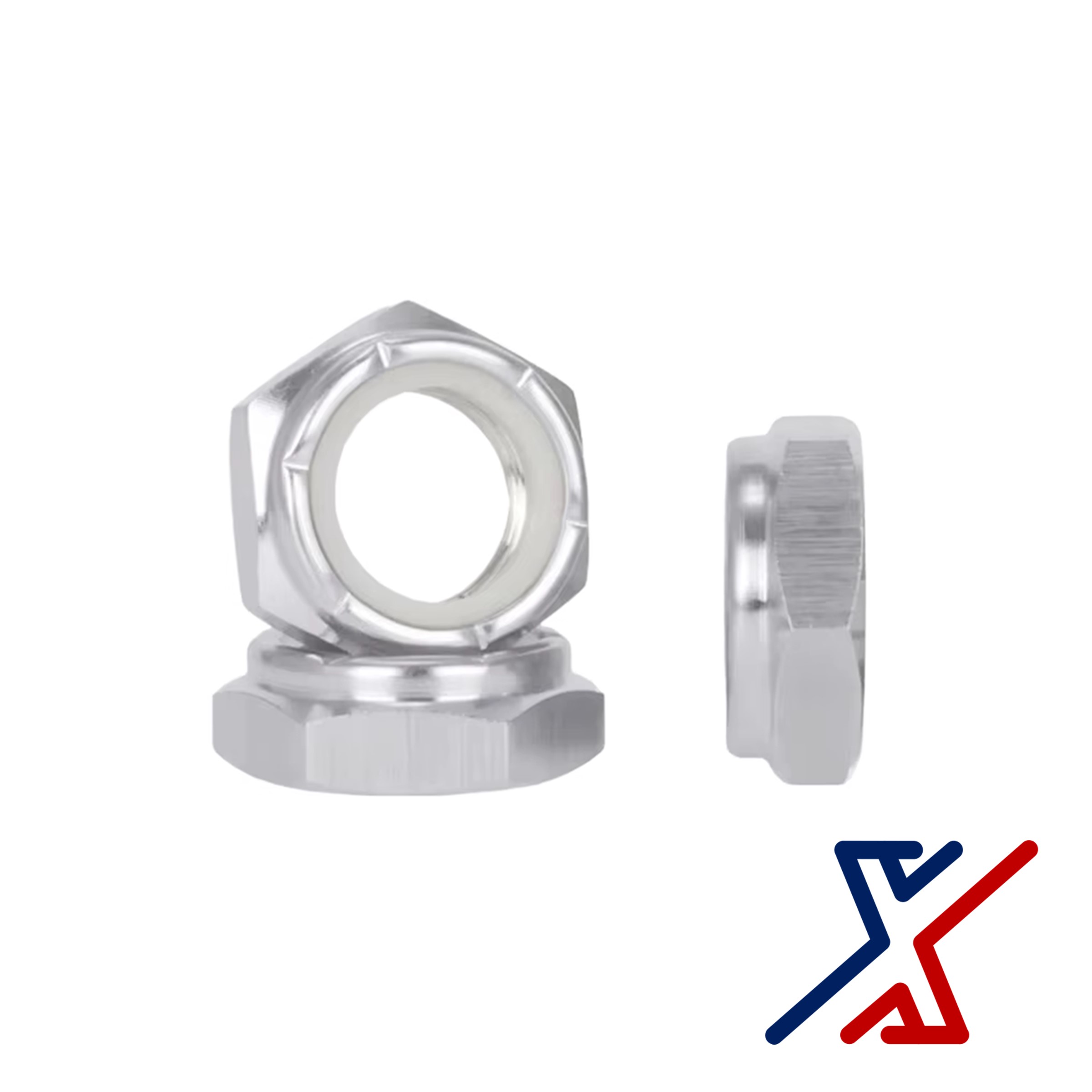 9/16″-12 Performance Zinc-Plated Steel Thin-Profile Nylon-Insert Locknuts