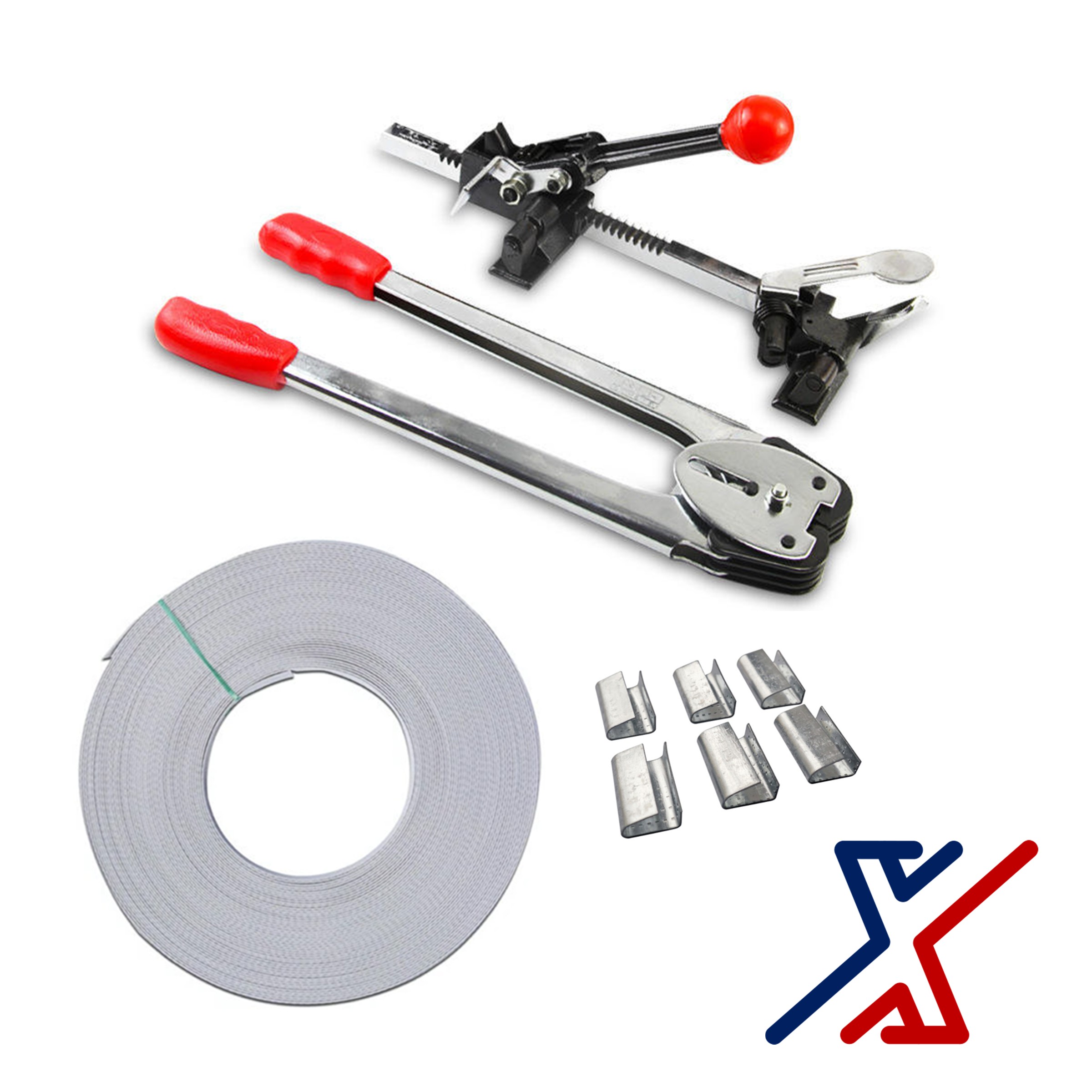 Strapping Tools & Supplies (Strapping Tool Kit) by X1 Tools