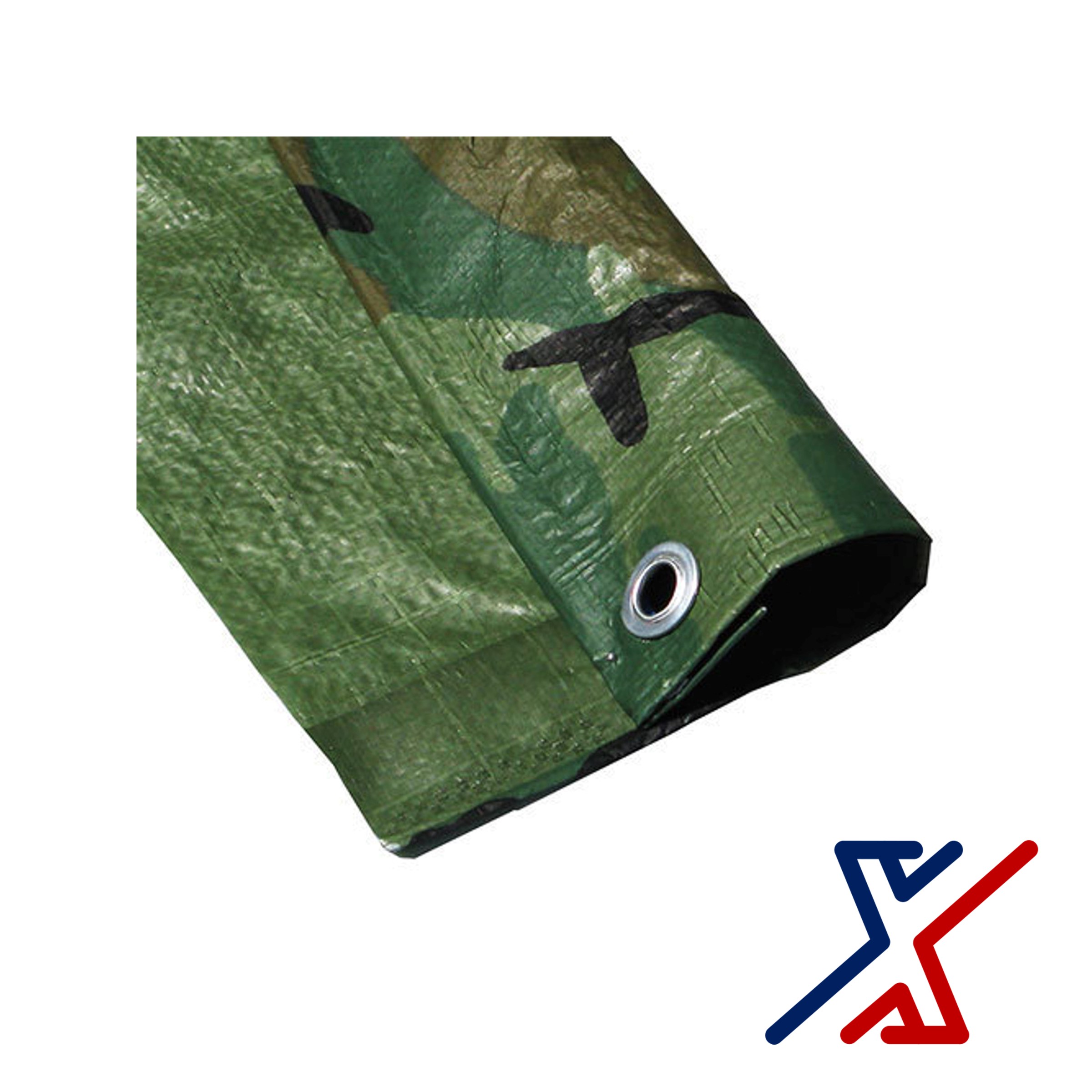 Green Camo Color 8 Mil Heavy Duty Tarp / Canopy by X1Tools/Tarps (over 50 Sizes) - Picture 4 of 159