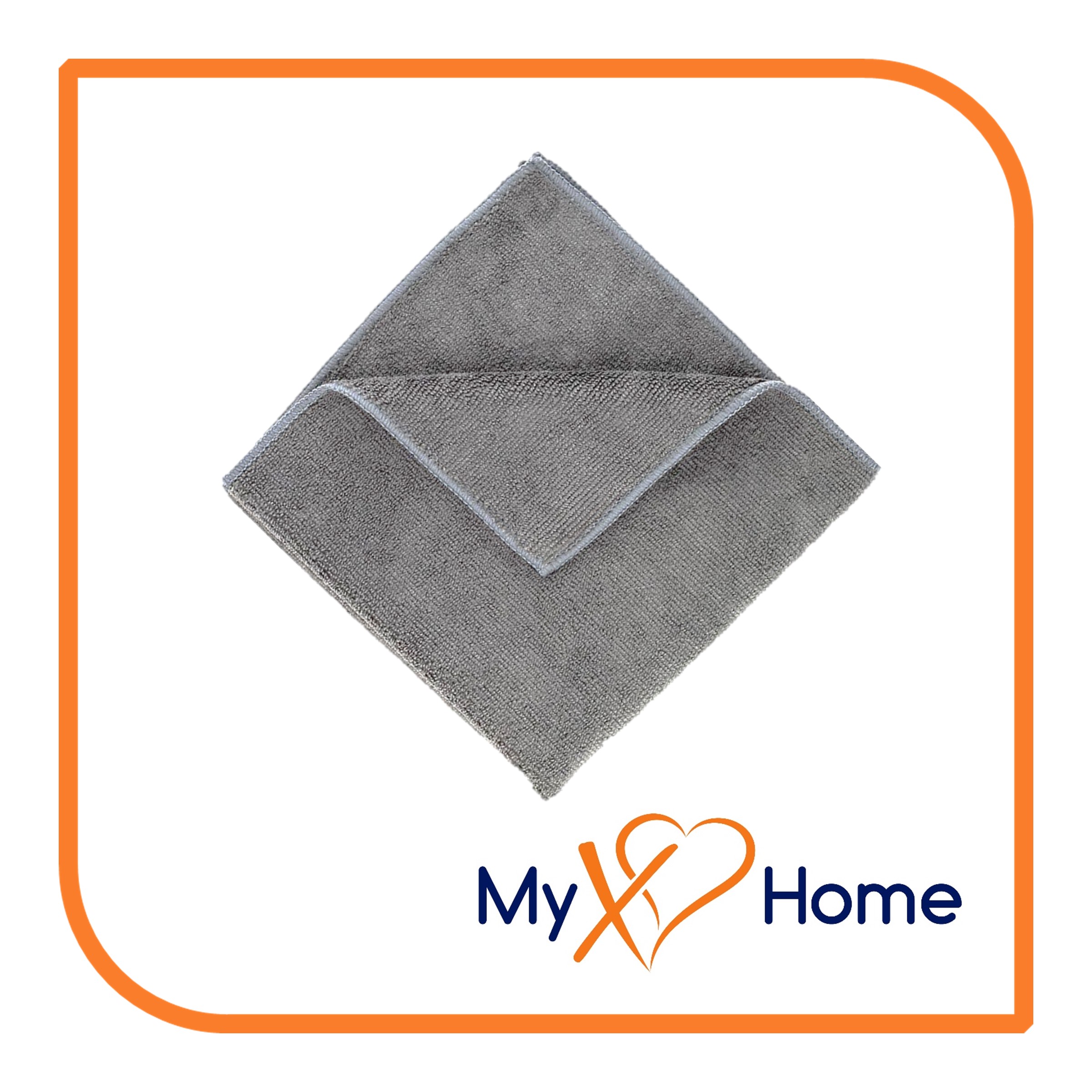12 x 12 Gray Microfiber Towel(s) by MyXOHome