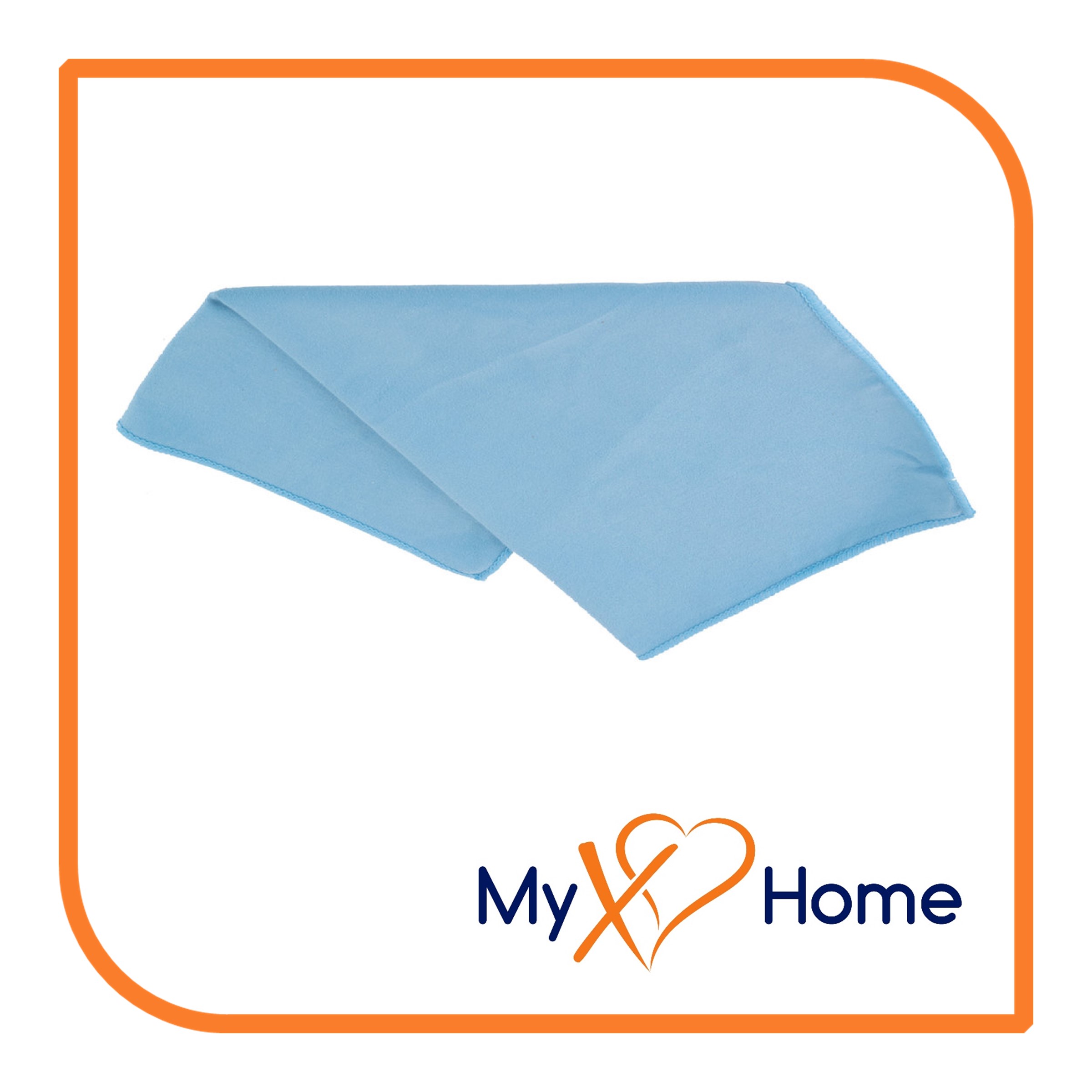 15 x 15 Blue Microfiber Glass / Fine Polishing Cloth(s) by MyXOHome