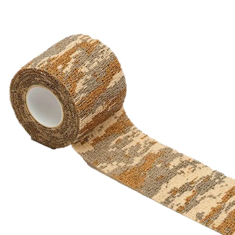 Desert Camouflage Adhesive-free Wrap Tape 2 in x 15 ft (1 Wrap) by YOYZA - Picture 5 of 18