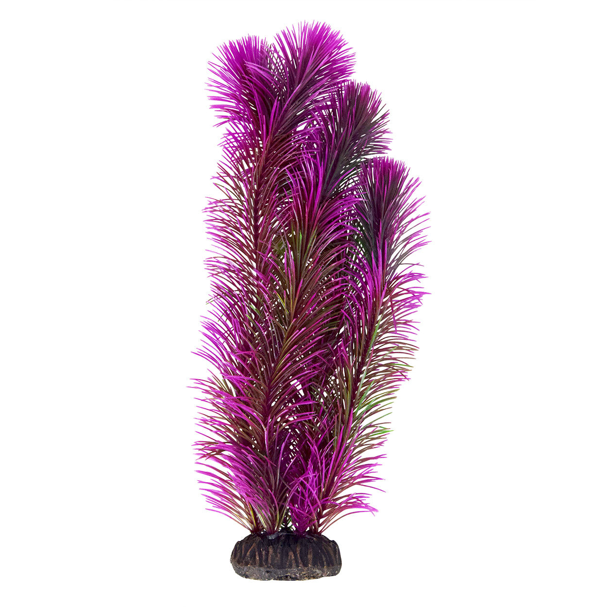 Underwater Treasures Ambulia Purple Plastic Plant