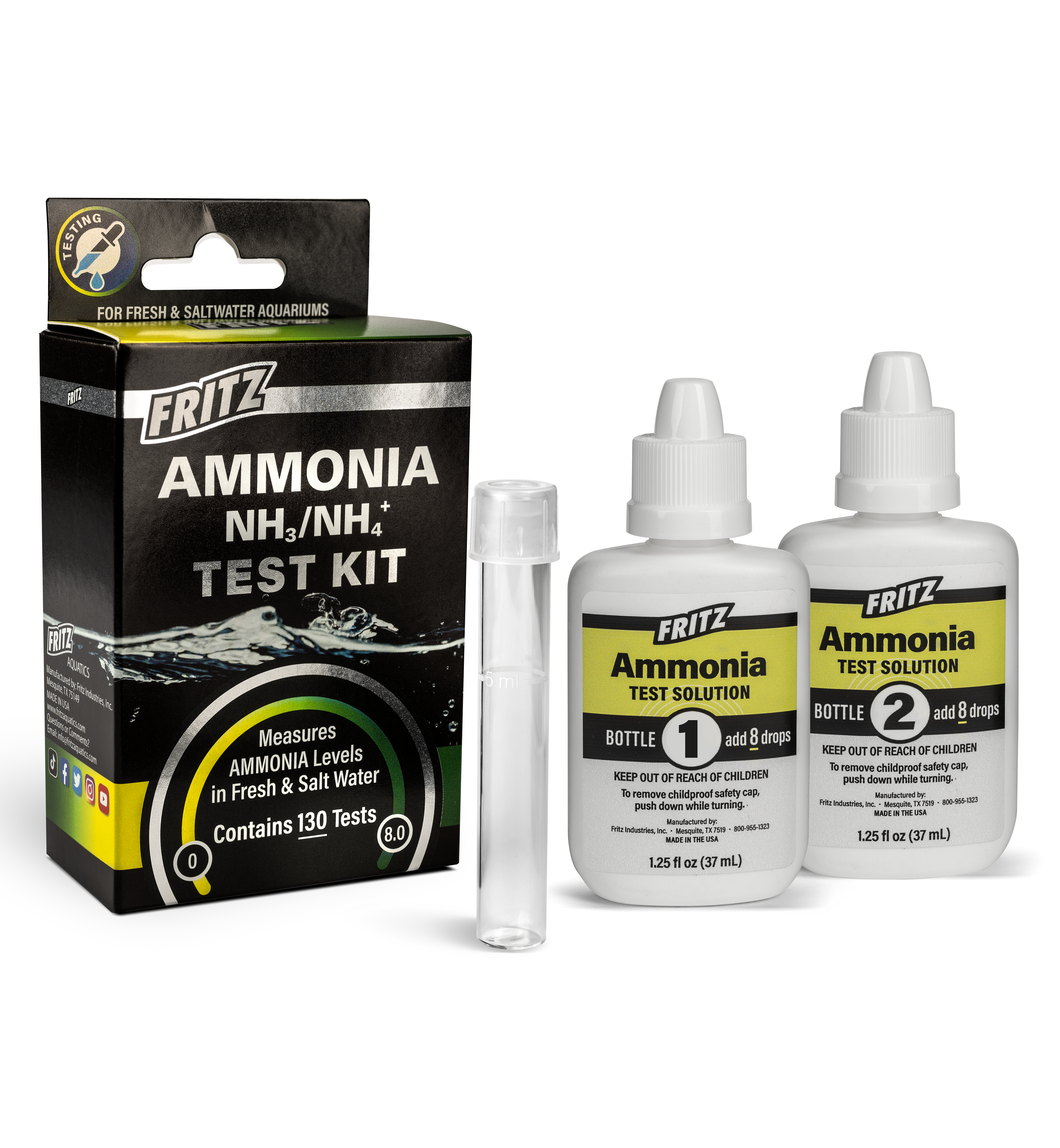Fritz Ammonia Test Kit