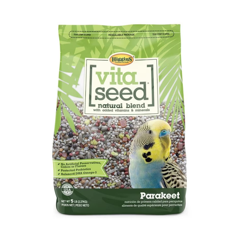 Higgins Vita Seed Natural Blend Parakeet Food