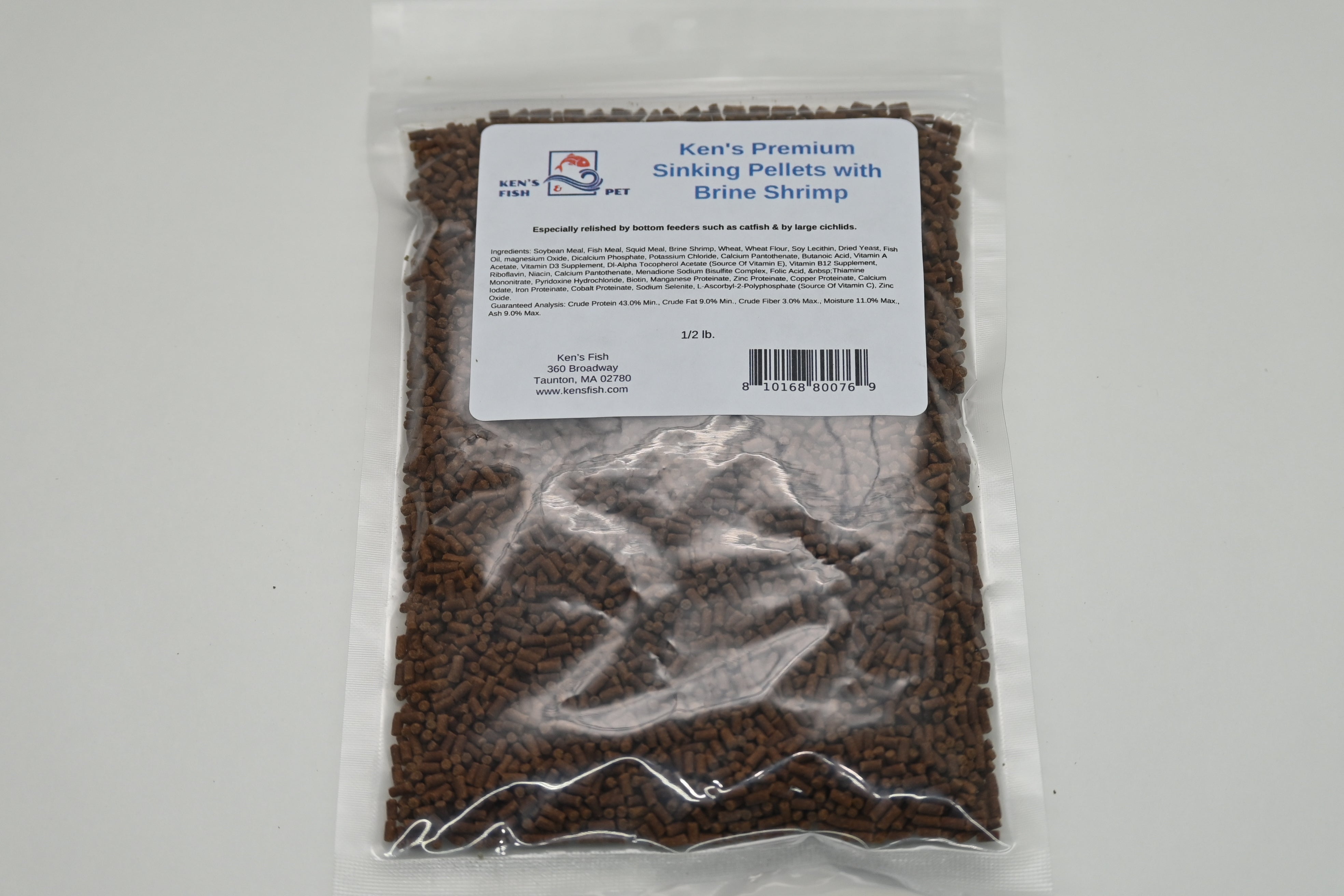 Ken’s Premium Sinking Pellets with Brine Shrimp