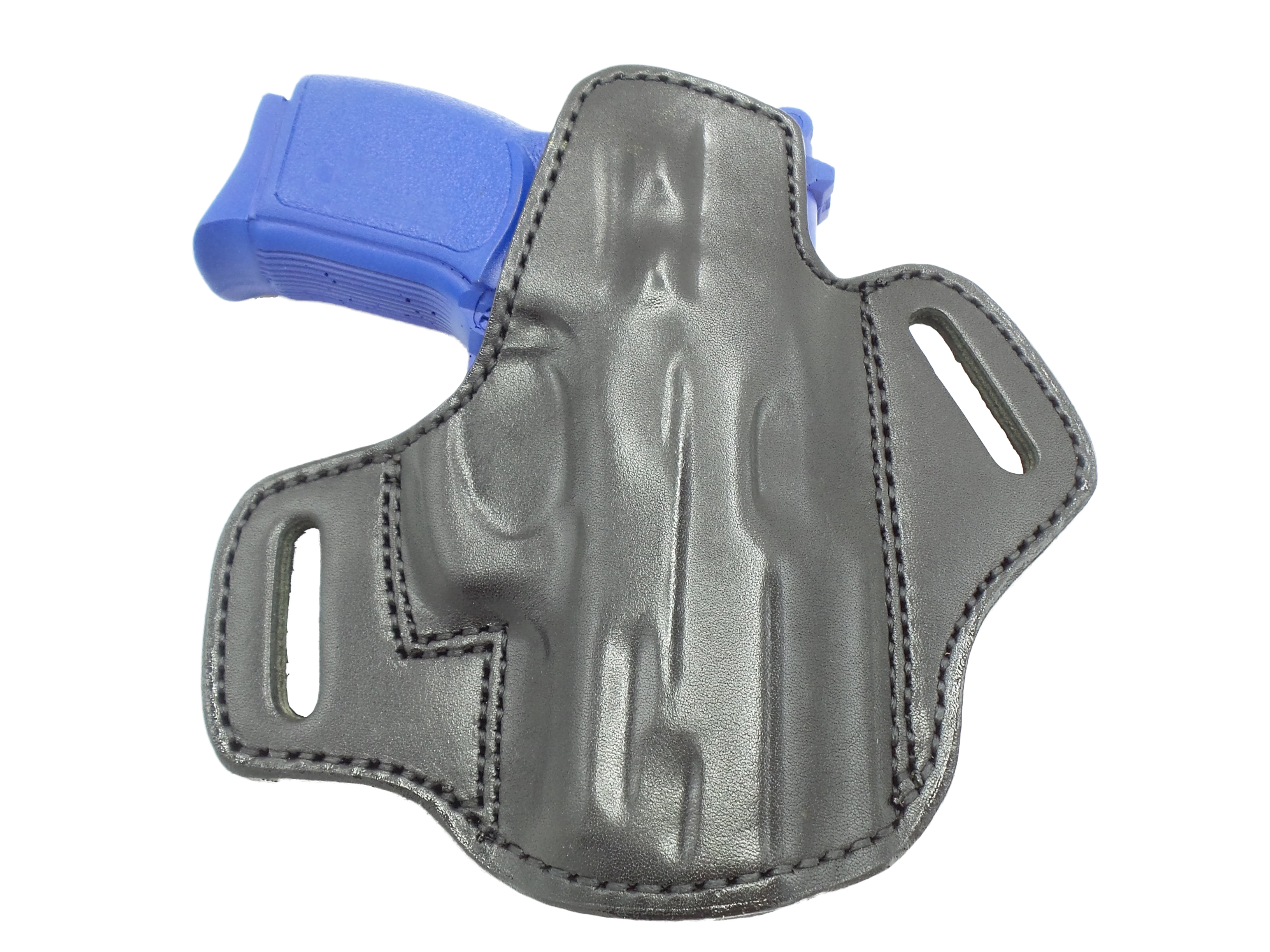 Premium Qualität schwarz oben offen Pfannkuchen Stil OWB Gürtelholster passt Glock30 - Bild 2 von 5
