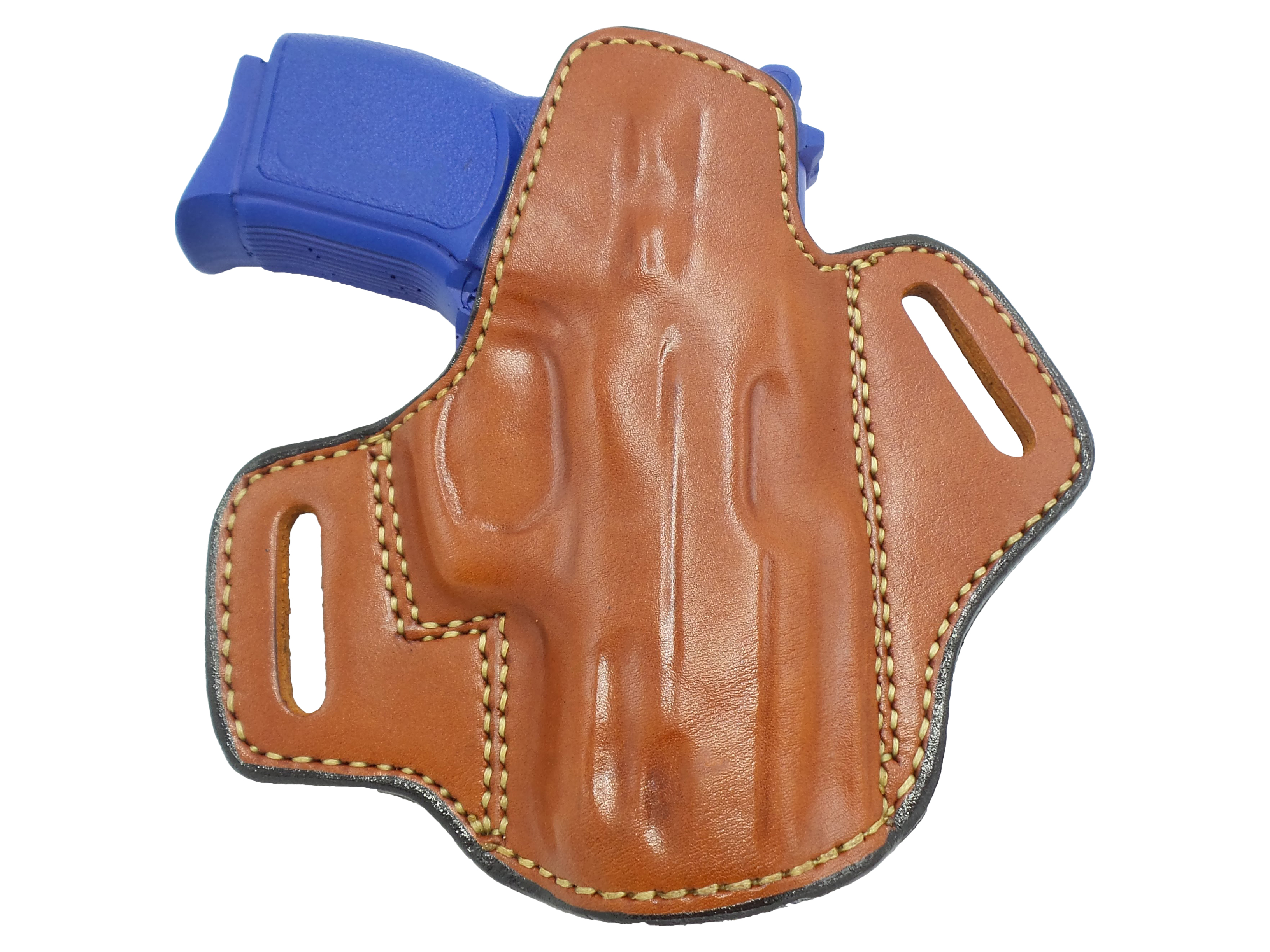 Premium Quality Black Open Top Pancake Style OWB Holster Fits S&W SW99 - Picture 6 of 9