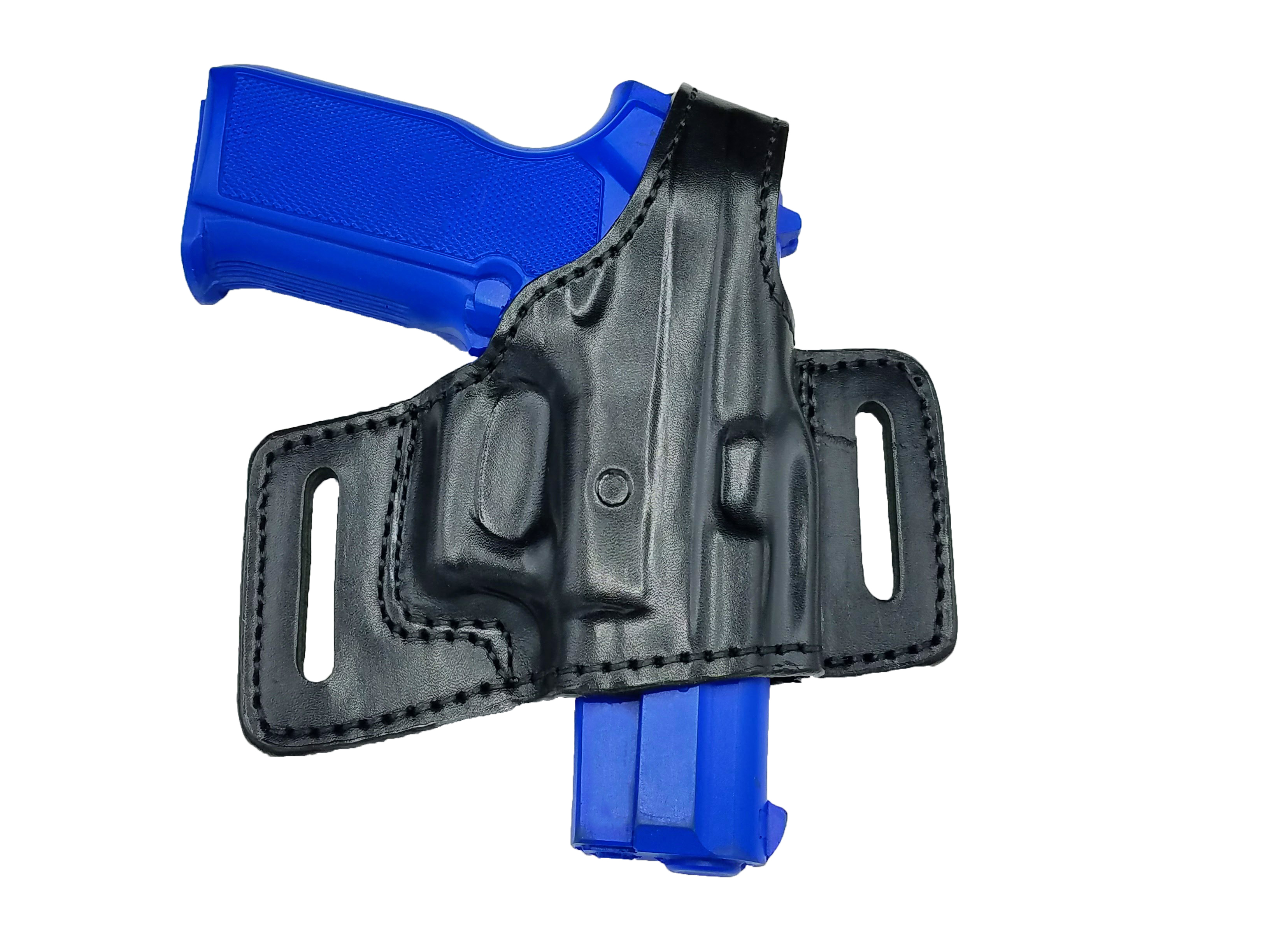 OWB Quick Draw Leather Holster W/Thumb-Break Fits Sig P226R DAK W/RAILS - Picture 4 of 4