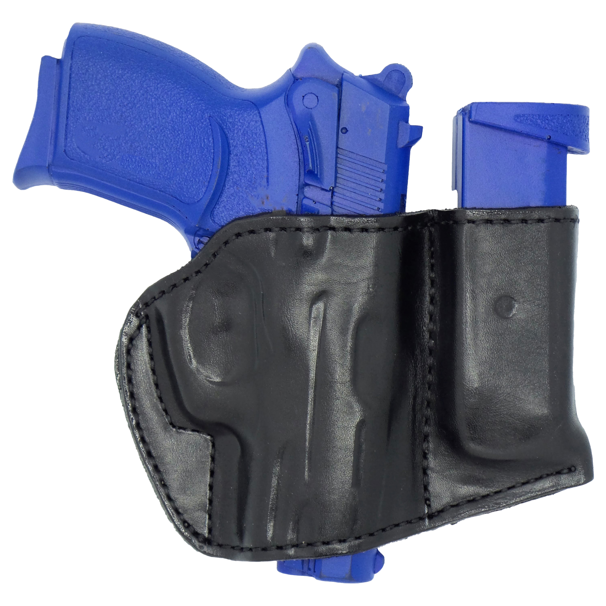 Holster & Mag Combo OWB Leather Belt Holster Fits Springfield XDS 3.3, 45 & 9 - Picture 4 of 7
