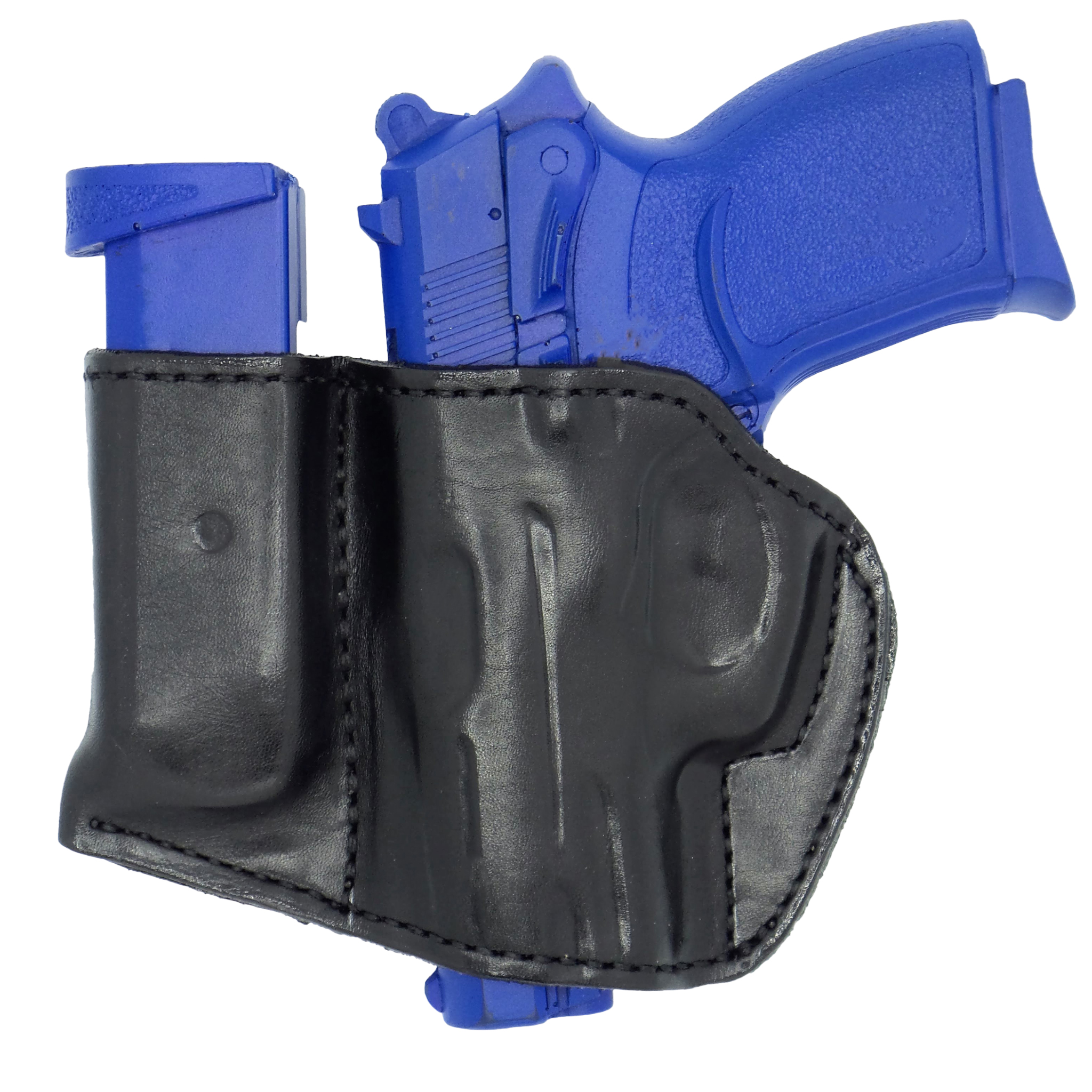 Holster & Mag Combo OWB Leather Belt Holster Fits Springfield XDS 3.3, 45 & 9 - Picture 5 of 7