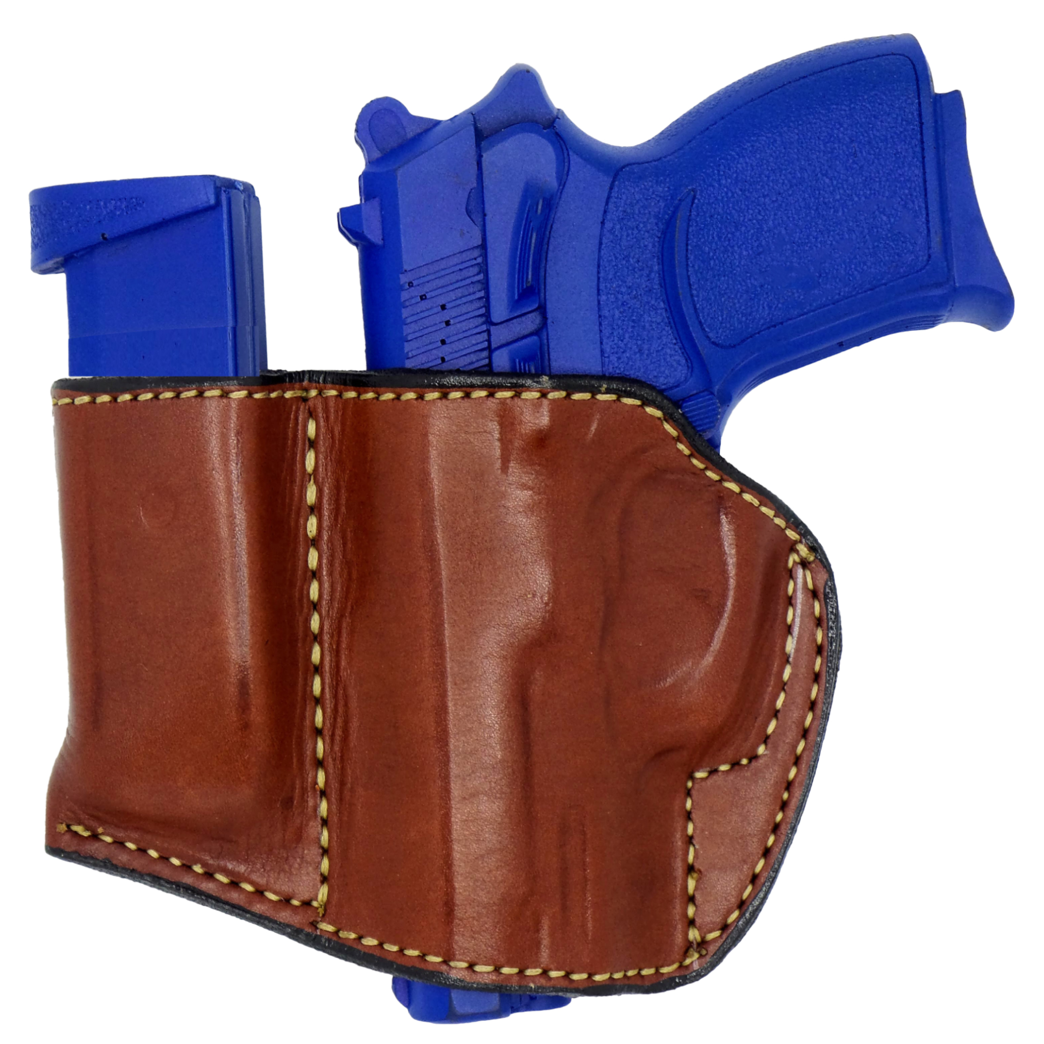 Holster & Mag Combo OWB Leather Belt Holster Fits Springfield XDS 3.3, 45 & 9 - Picture 7 of 7
