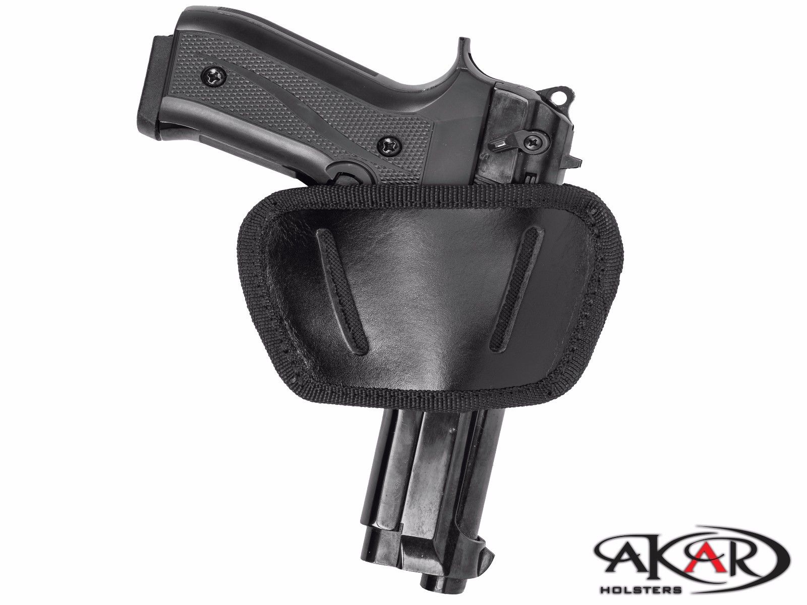 IWB/OWB Leather Holster | Compact Concealed Carry Compatible w/ Walther PPK/S