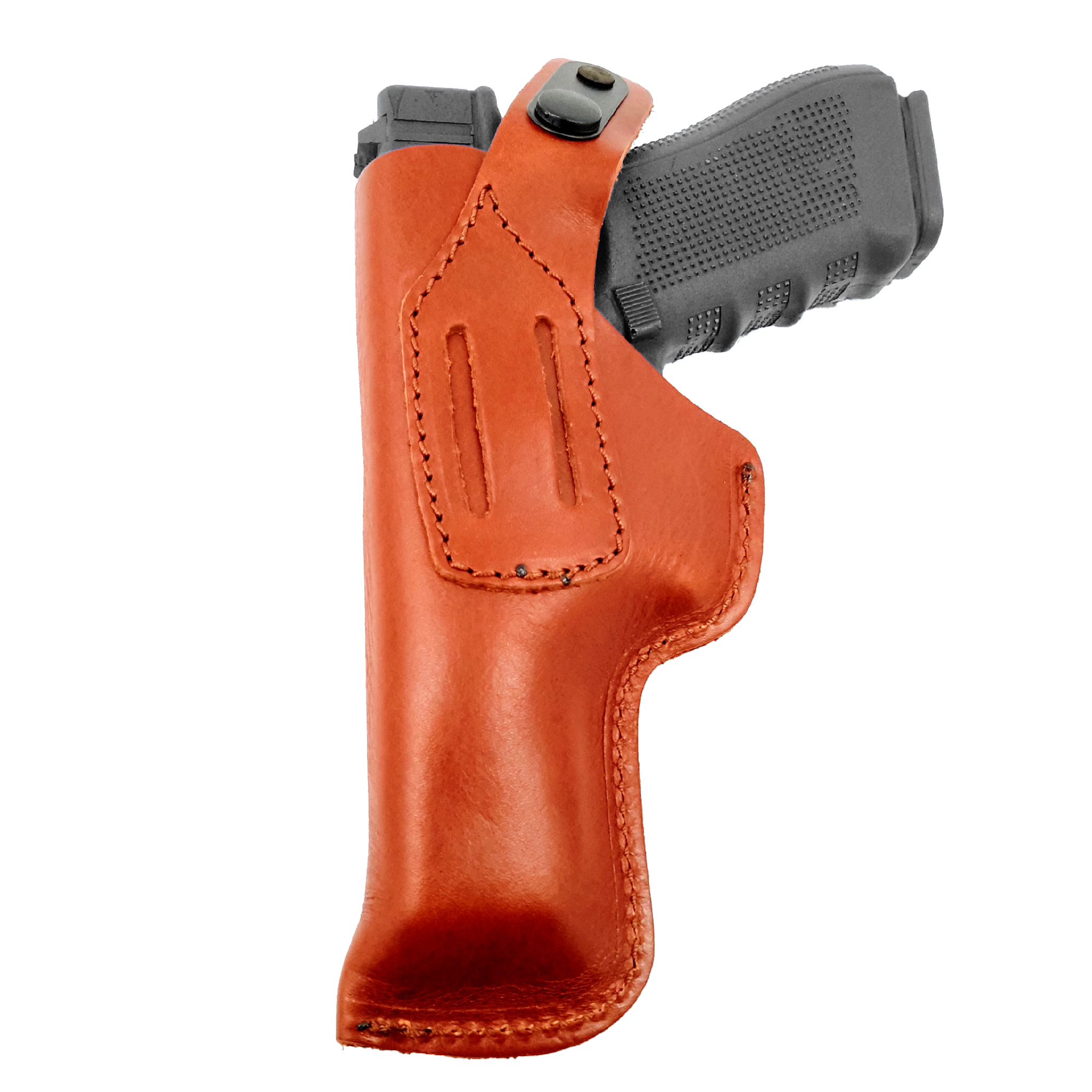 Leather IWB & OWB Holster, Fits Any Compact Handgun