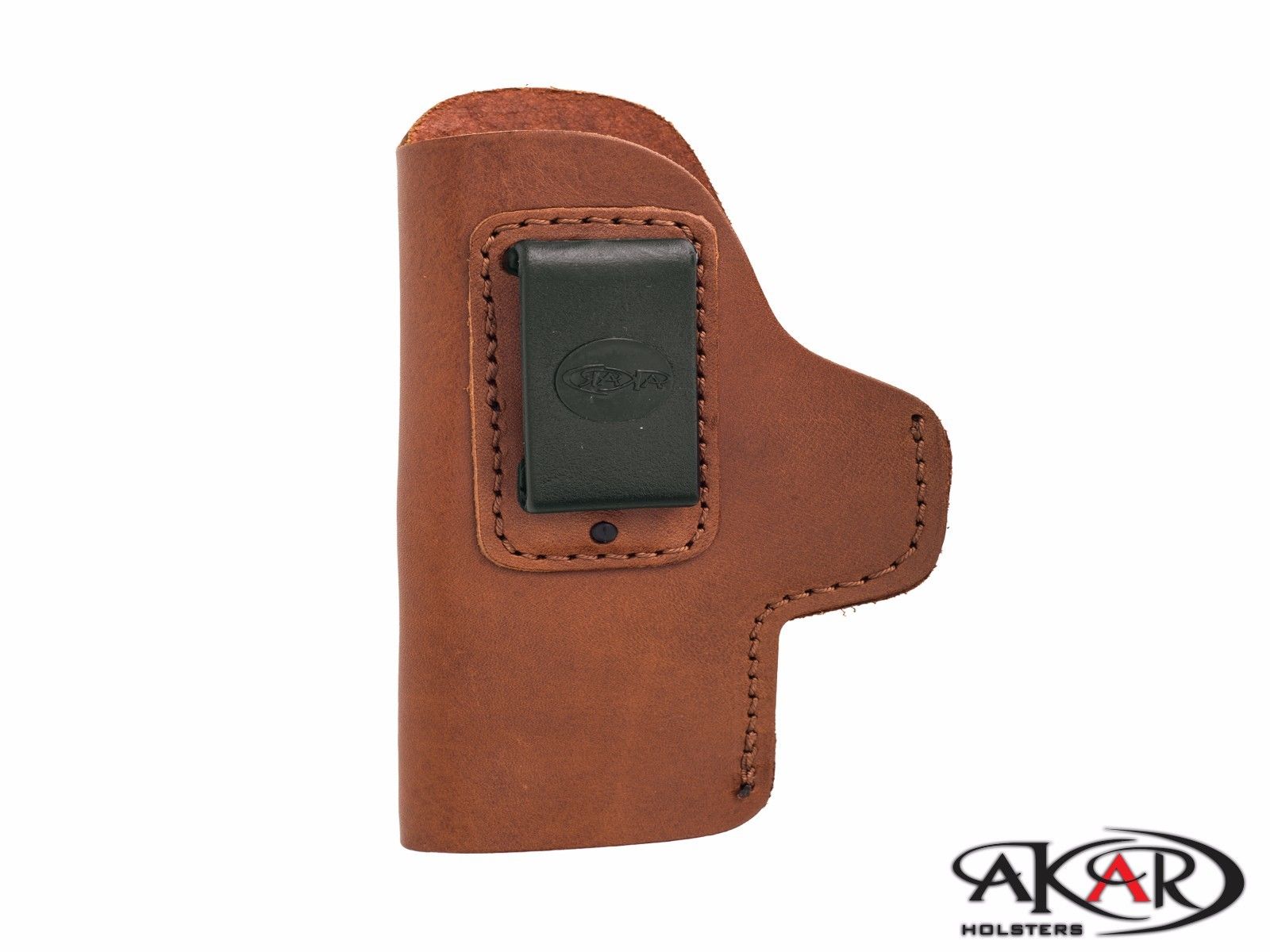IWB CCW LEATHER HOLSTER Compatible w/ S&W SHIELD M2.0 9mm Red Laser - Picture 3 of 3