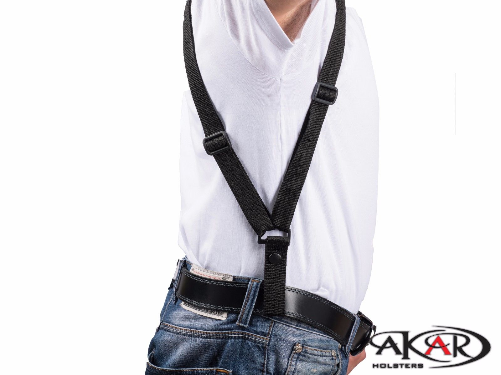 Vertical Carry Shoulder Holster Nylon, Thumb Break Compatible W/ Ruger LCP