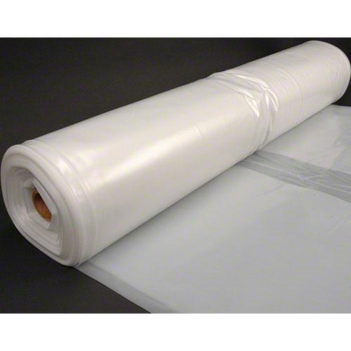 Husky 10' x 100' 6 MIL Clear Plastic Sheeting Moisture Barrier Made