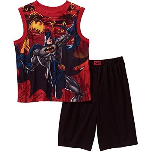 Batman großes Jungen Tank und Shorts Pyjama Set - Bild 3 von 3