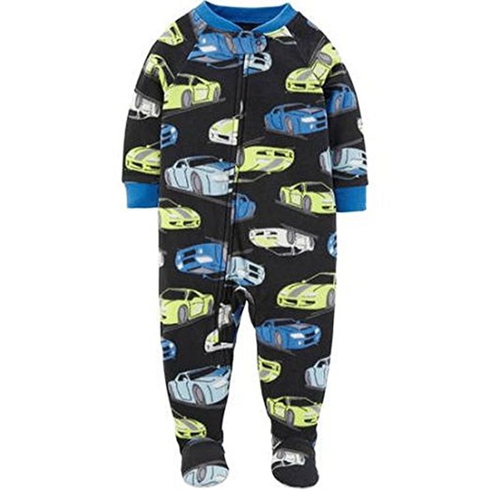 Carter/'s Toddler Boys Fleece Footed Blanket Sleeper NWT Multi Print Sz 4T or 5T