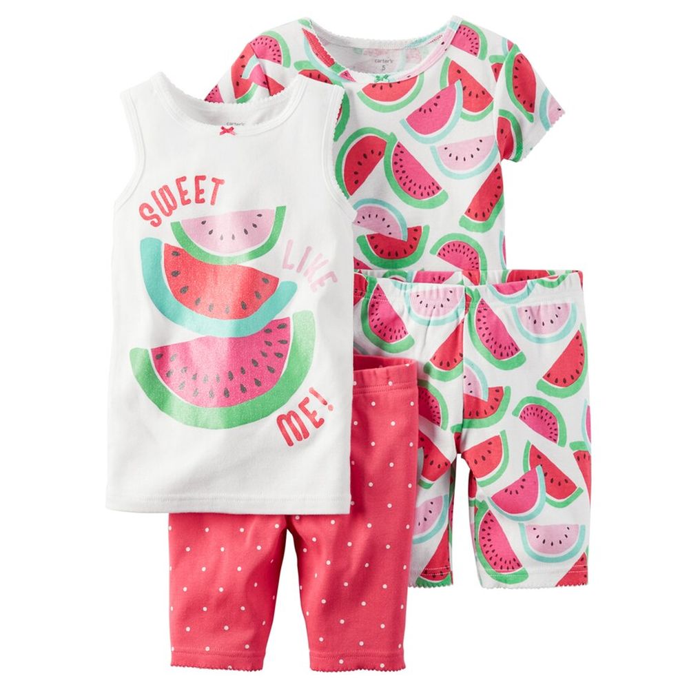carter's pajama shorts set