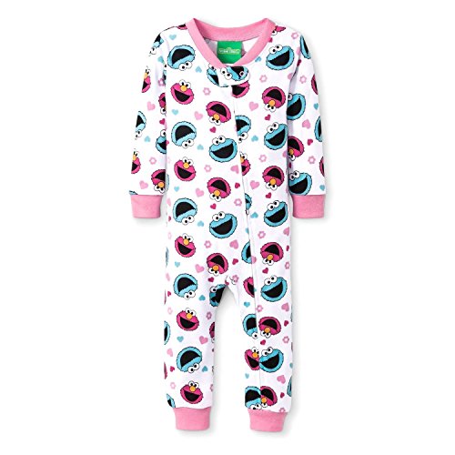 Sesame Street Toddler Boy/'s Elmo Striped Pajama Sleeper