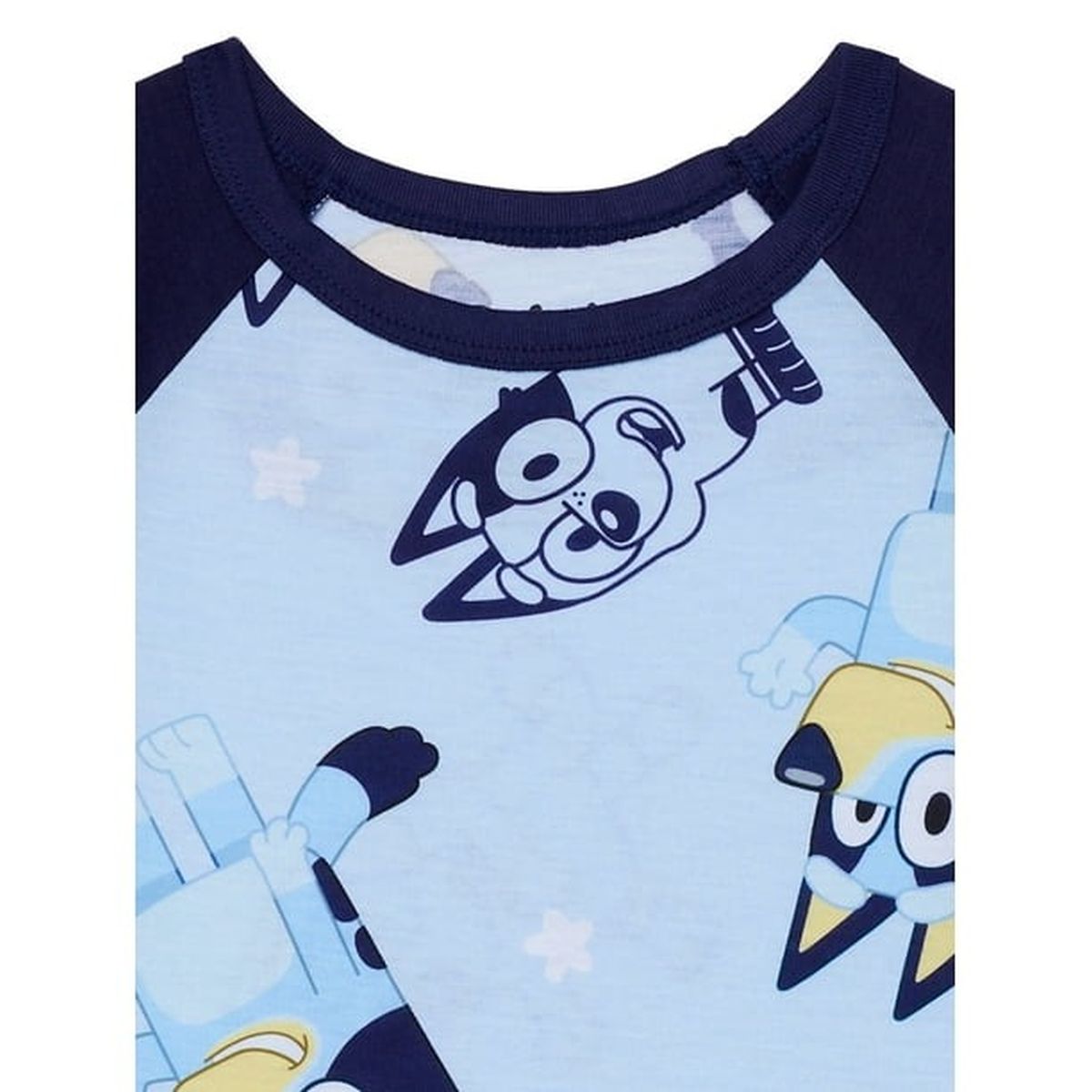 Bluey Heeler Puppy Dog Girl's Blue Short-Sleeved Nightgown, Gown - Picture 8 of 8