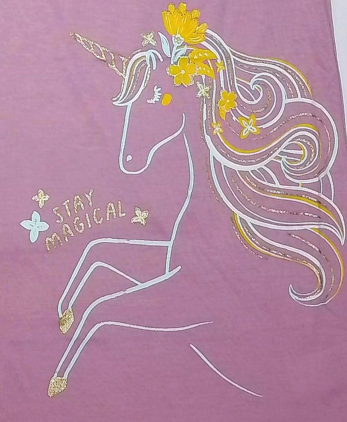 Carter's Mädchen Einhorn Grafik und Blumenmuster Nachthemd, Kleid Set - Bild 16 von 16