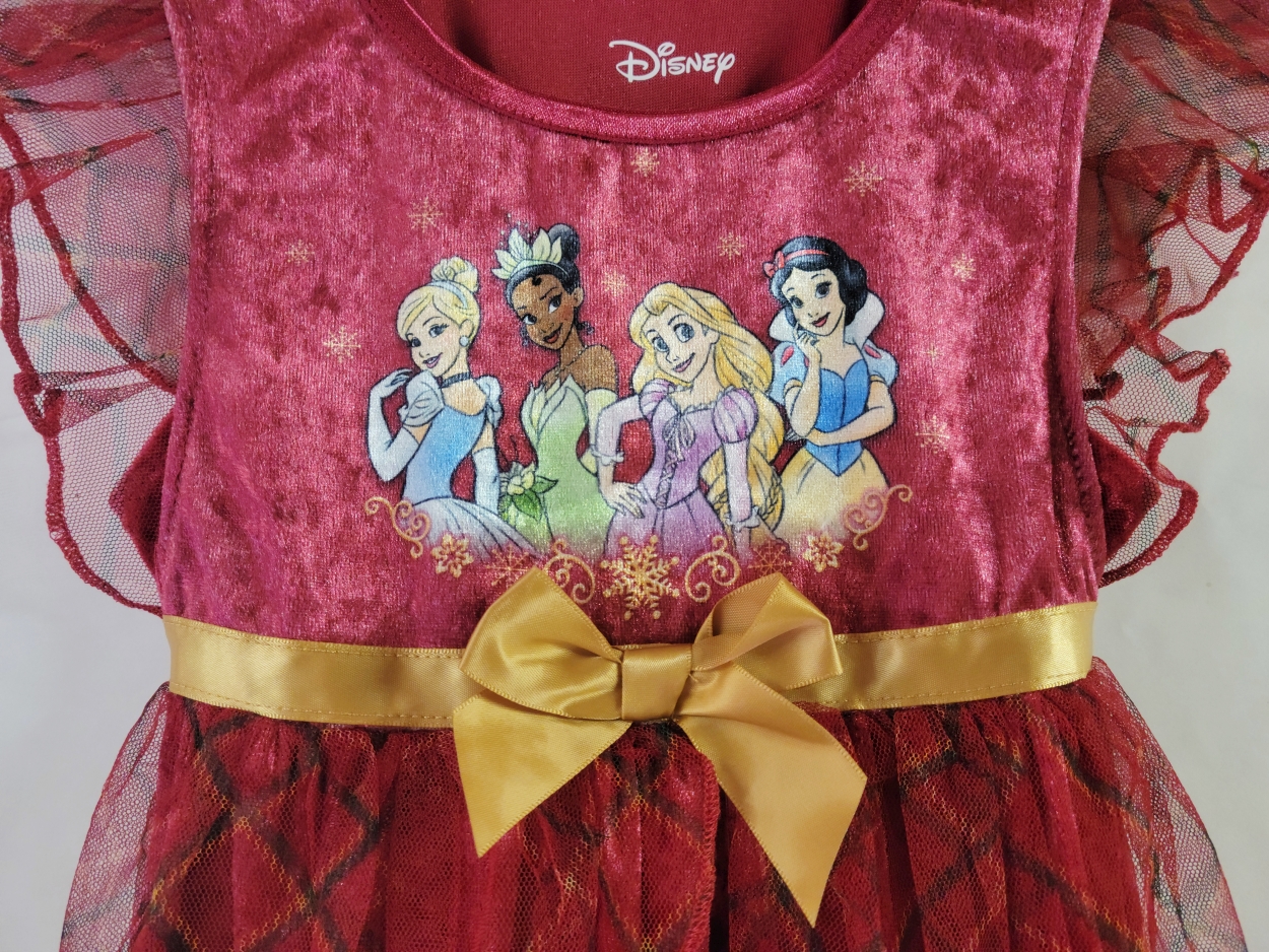 white christmas dresses Disney Nightmare Before Christmas Jack Skellington Chambray Dress Toddler to Big Kid, Girl's, Size: 6, Blue main image 1
