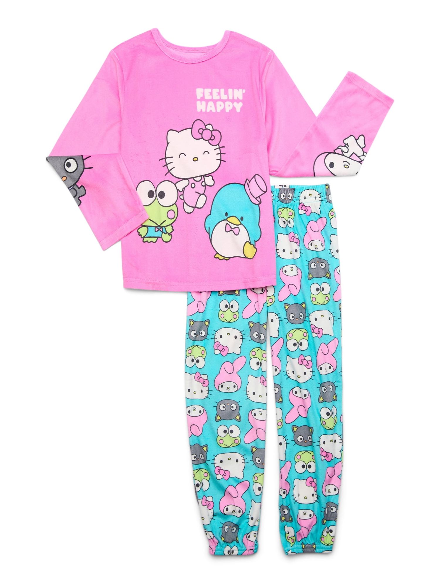 Hello Kitty and Friends 'Feelin' Happy' Girl's Soft Character Pajama Set - Picture 5 of 10
