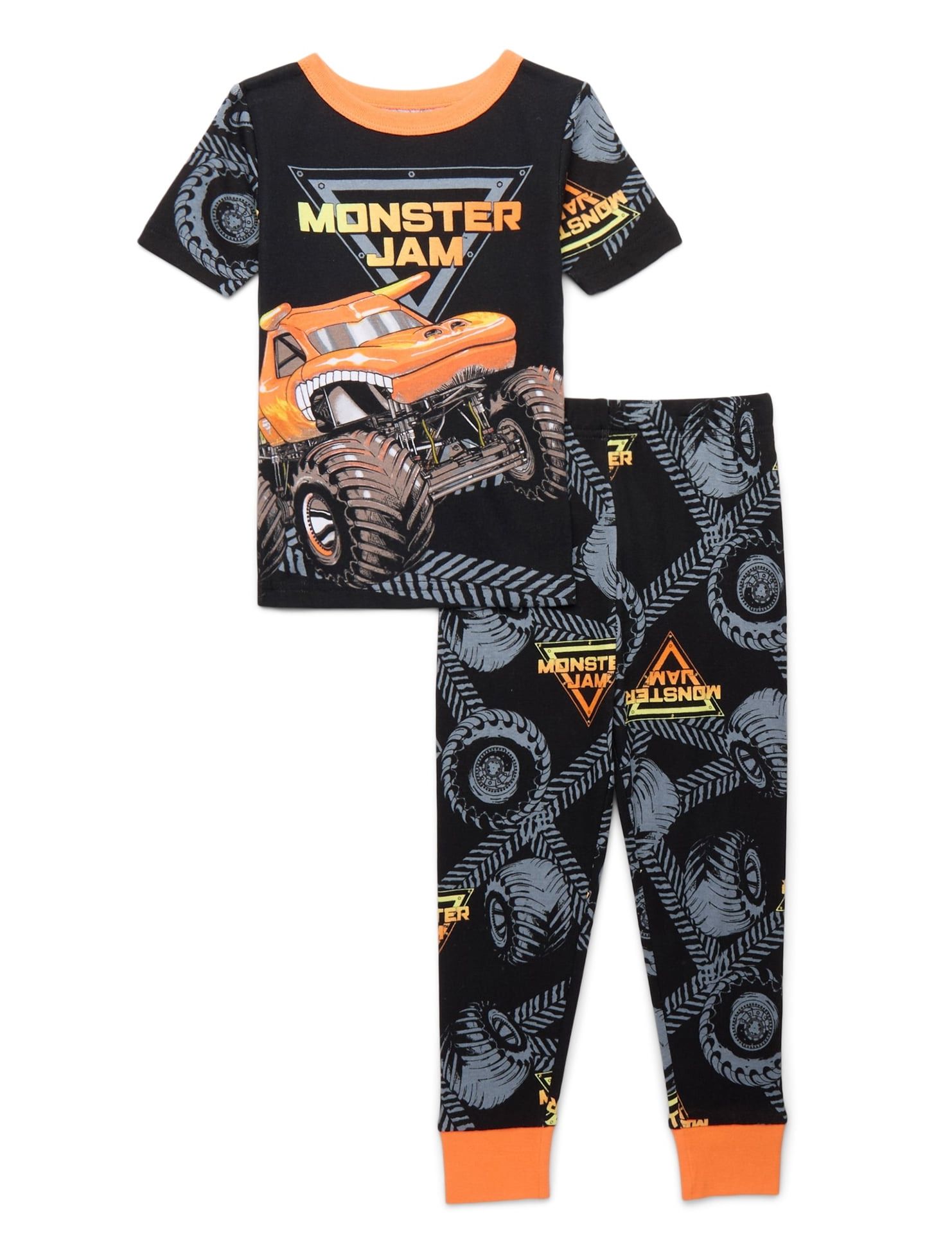 Monster Jam Boy's El Toro Loco Monster Truck Short-Sleeved Cotton Pajama Set - Picture 9 of 10