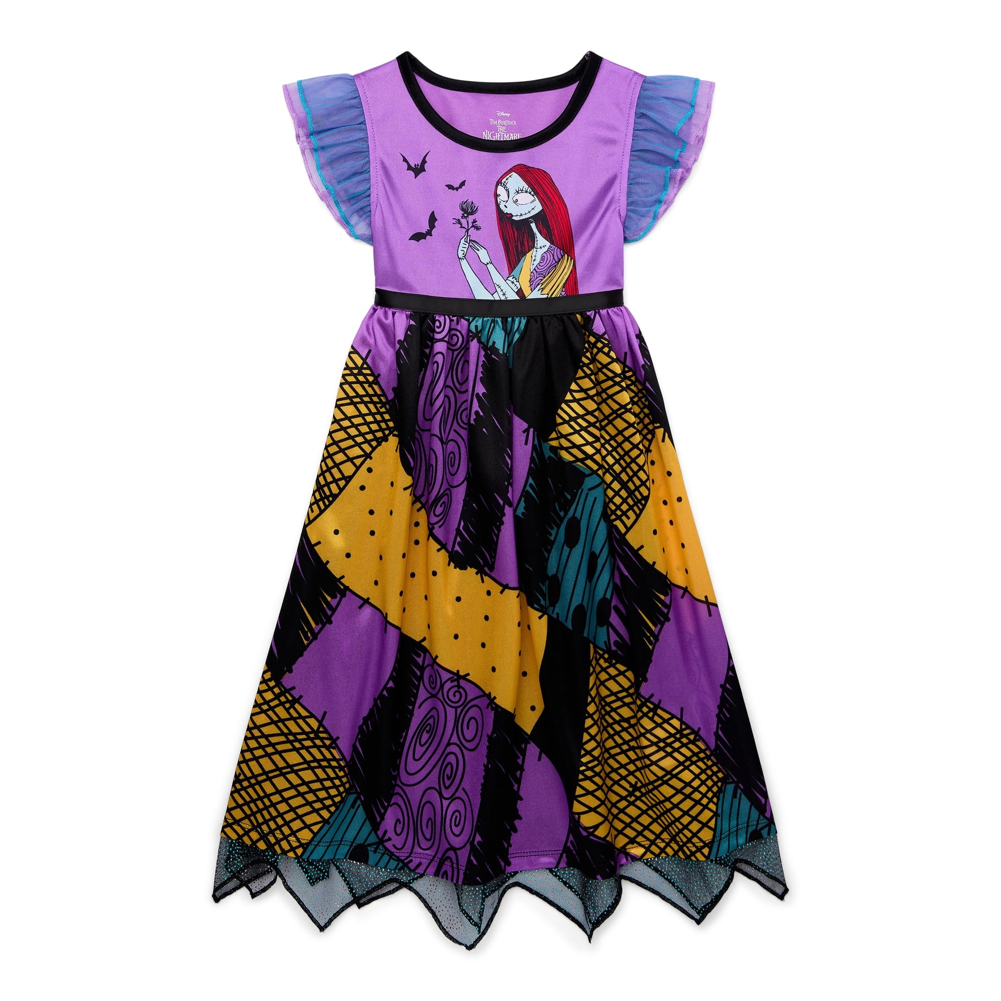 nightmare before christmas dress Gothic Wedding with Skulls and Roses This delightfully devilish ensemble promises to bring a touch of eerie enchantment to your next costume event Adult Sally Costume - The