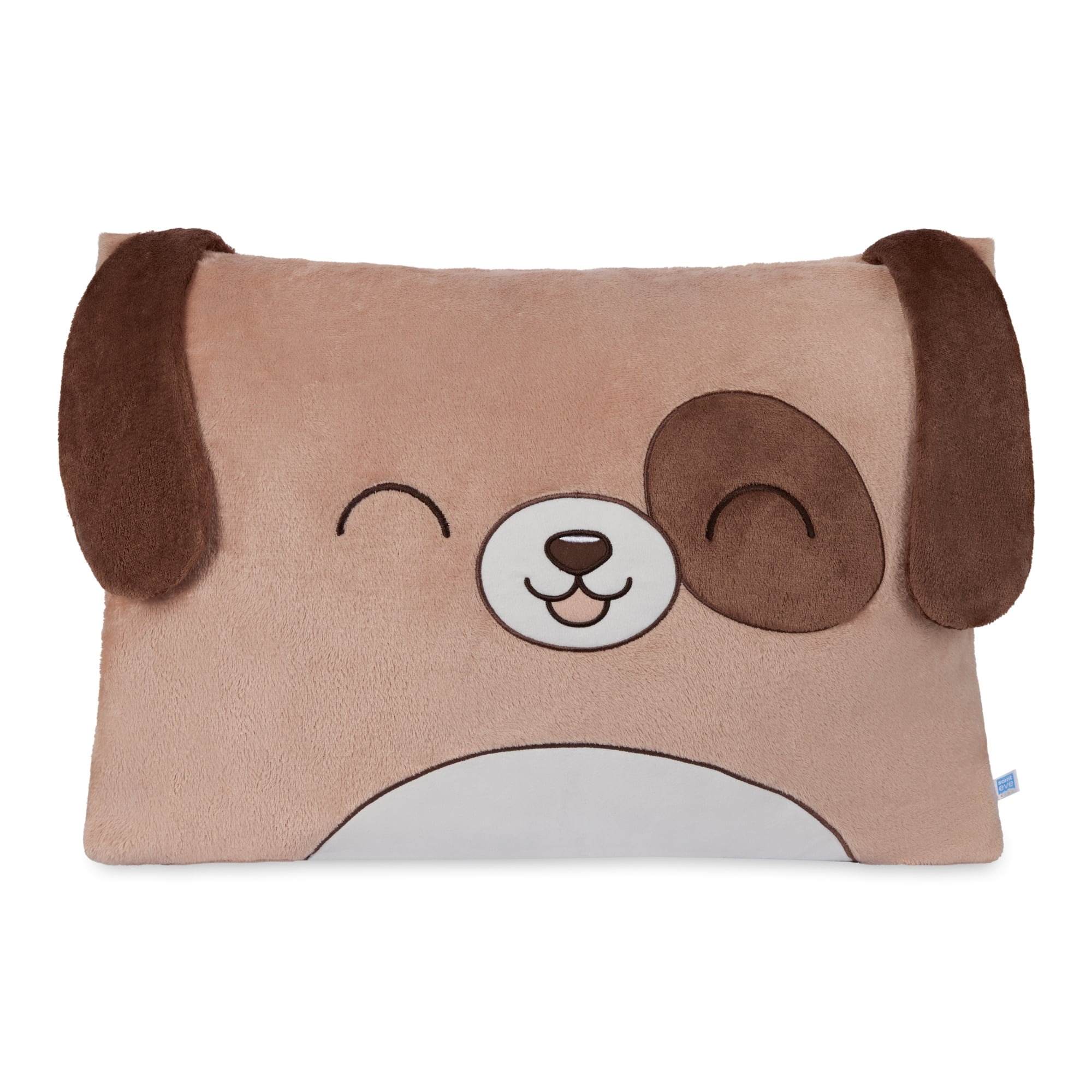 Saint Eve Kids Pillow Pals Velvet Fleece Pillow Case, Soft Animal Pillow Cover